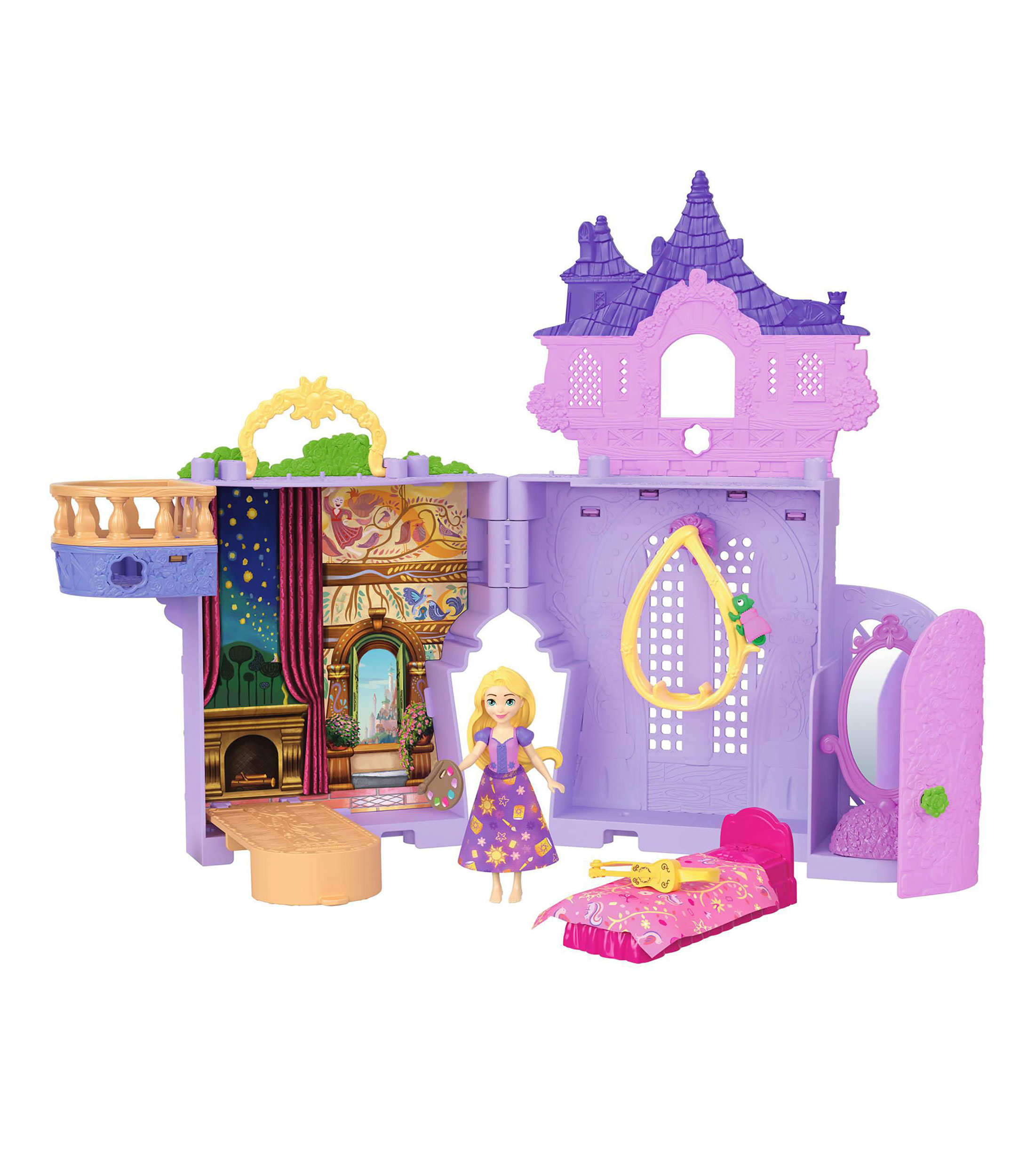Casa de Muñecas Castillo de Rapunzel Apilable