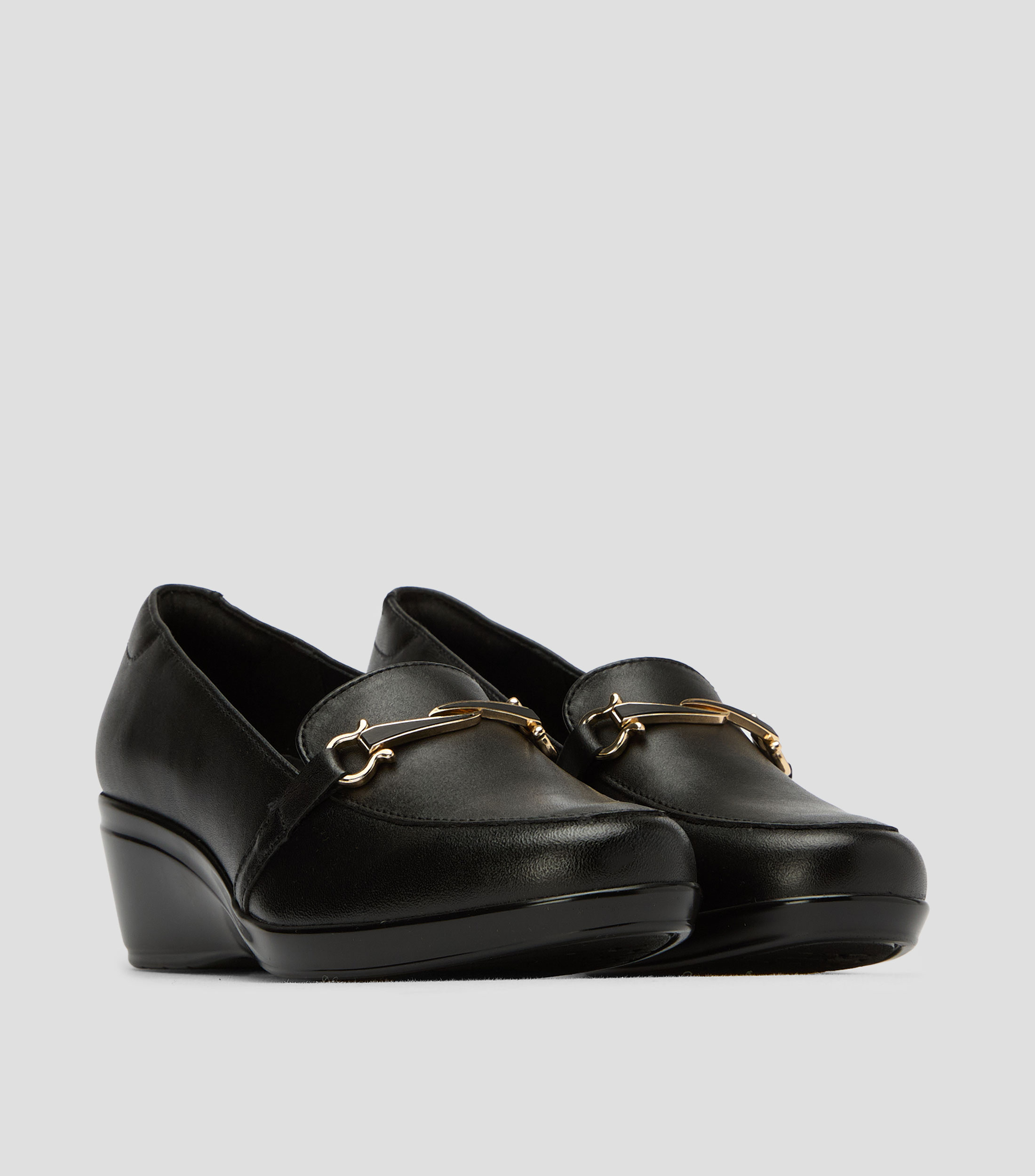 Mocasines Yulisa en piel con plataforma Mujer