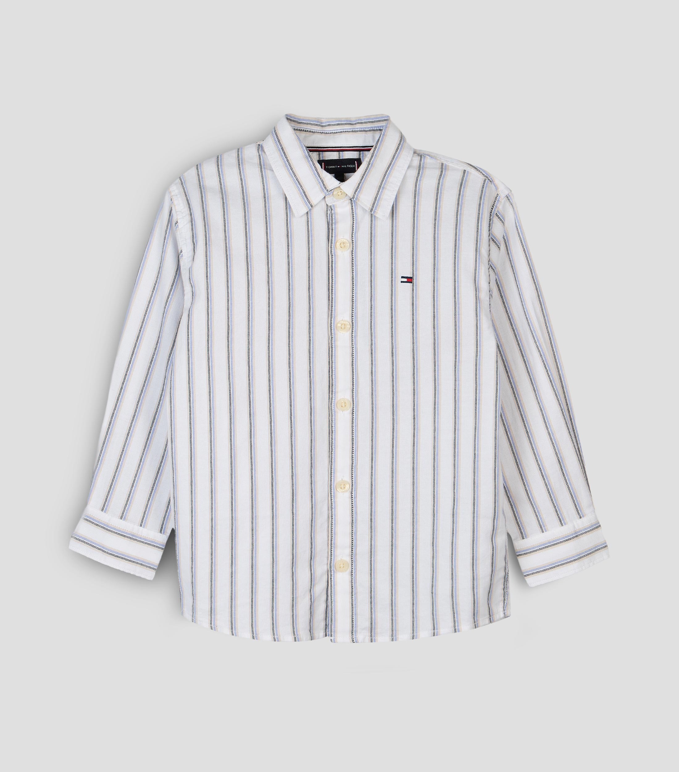 Camisa con rayas manga larga Niño