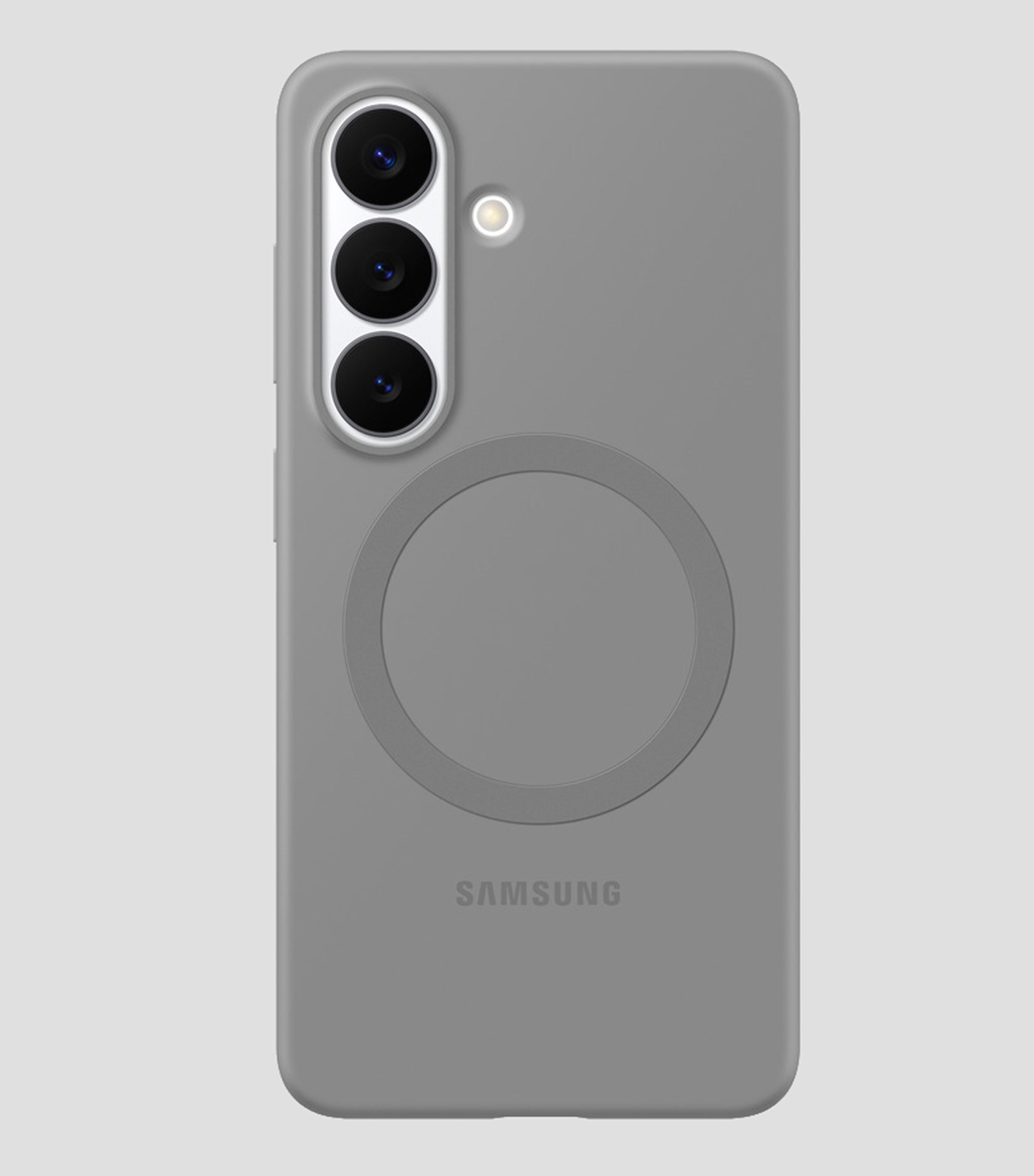 Funda magnética Galaxy S26 gris lisa