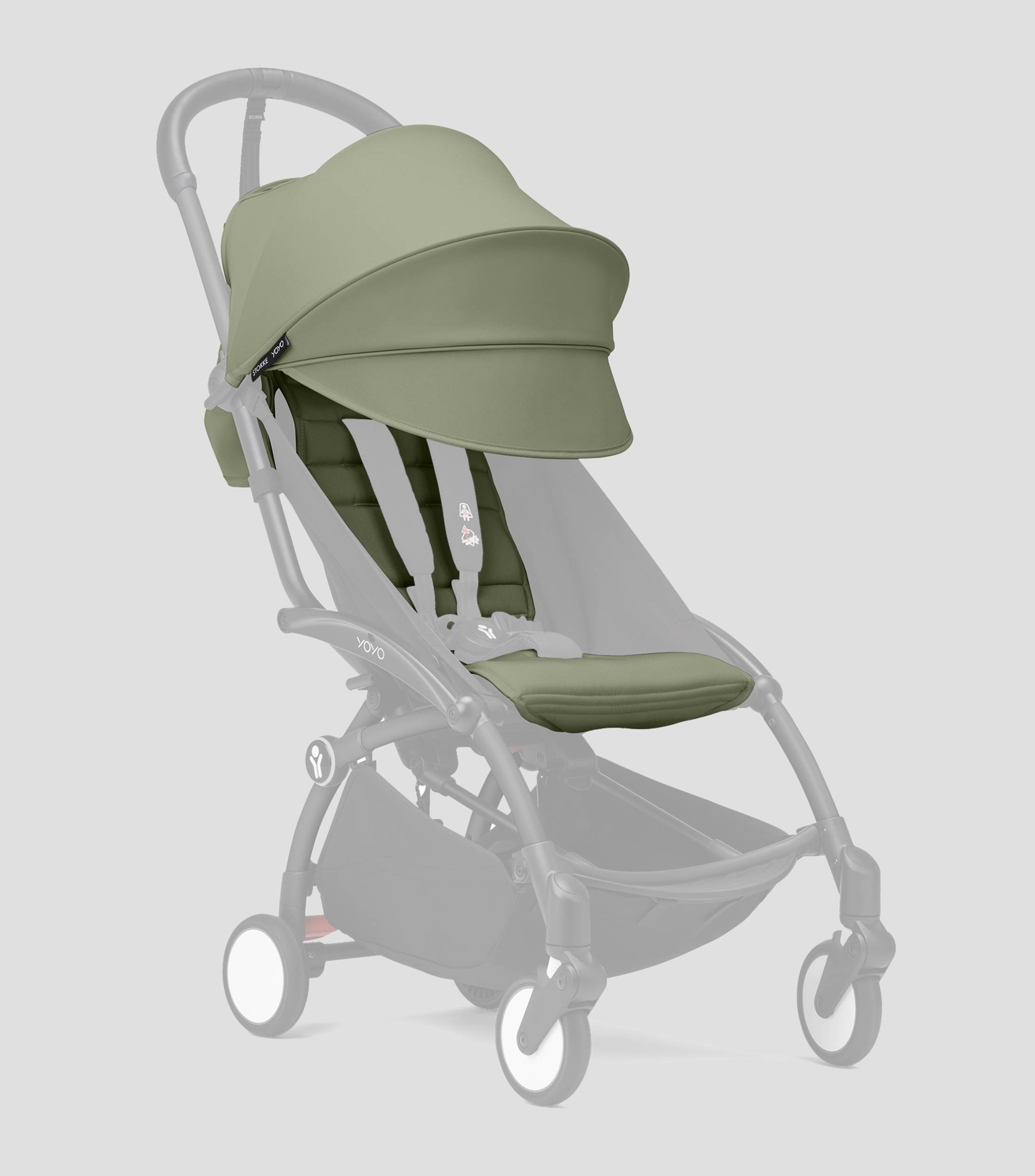 Asiento 6+ Color Pack Stokke YOYO 3, Oliva