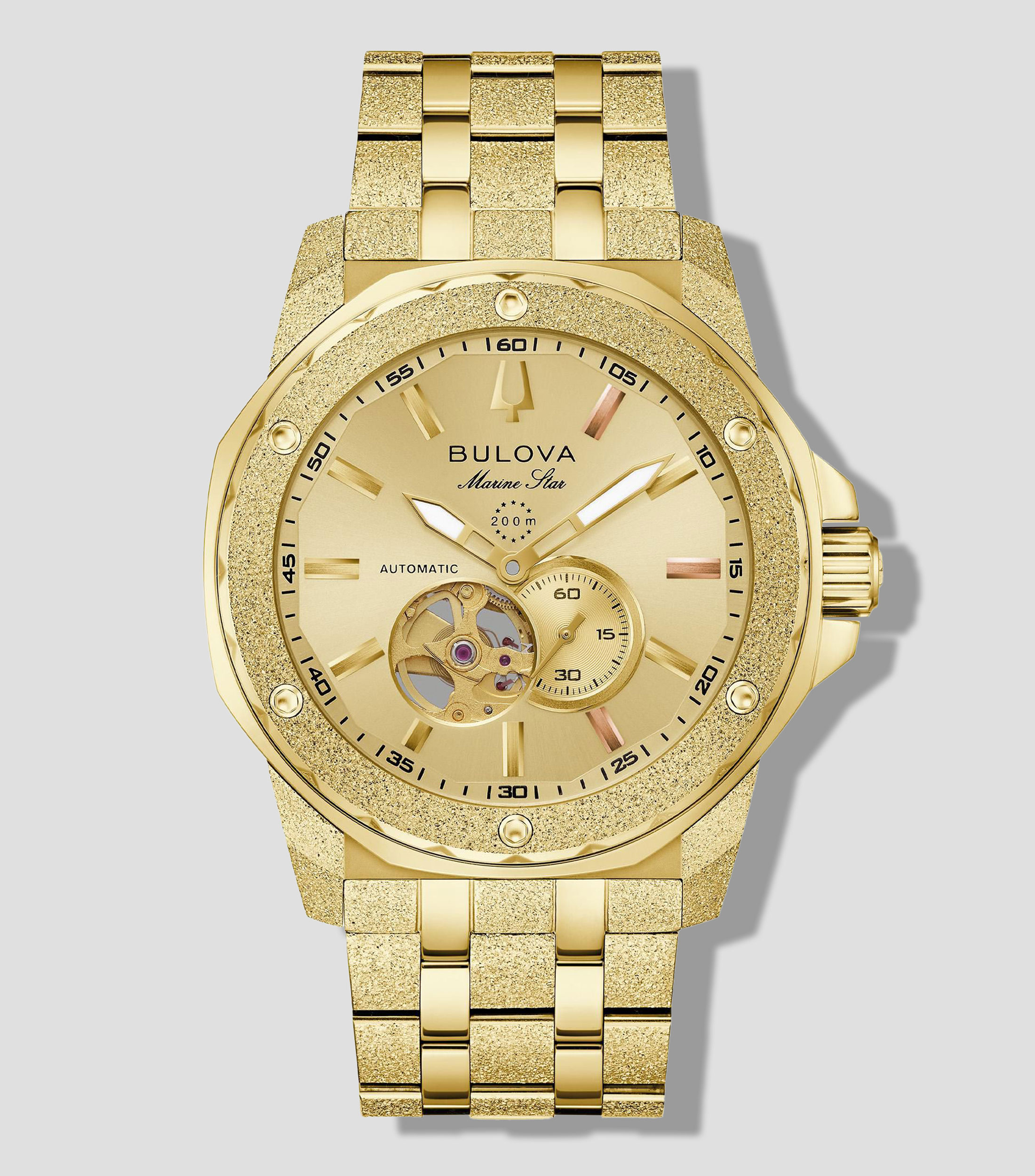 Reloj para Hombre Marine Star Marc Anthony Deportivo Dorado