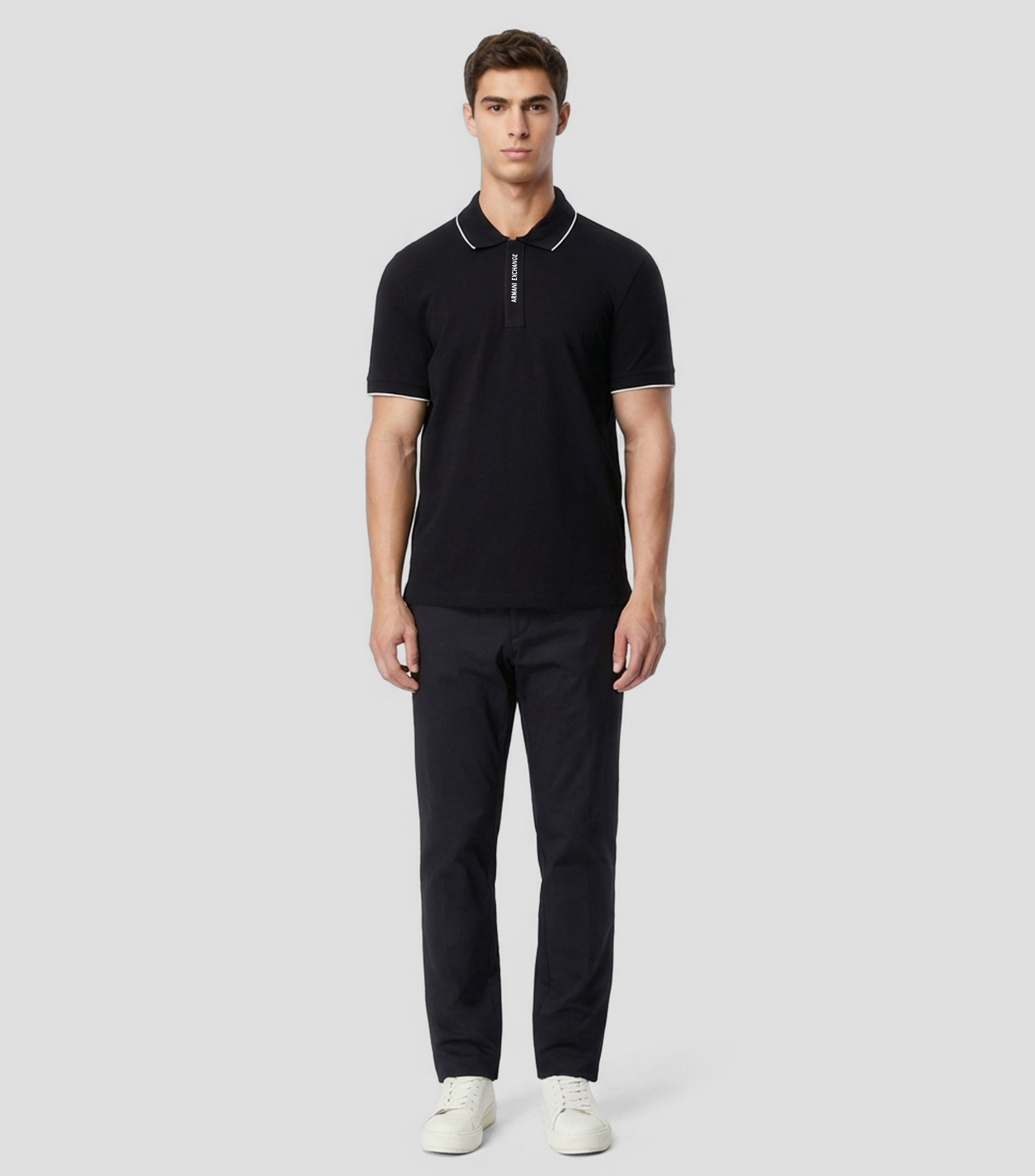 Playera tipo polo con manga corta Hombre