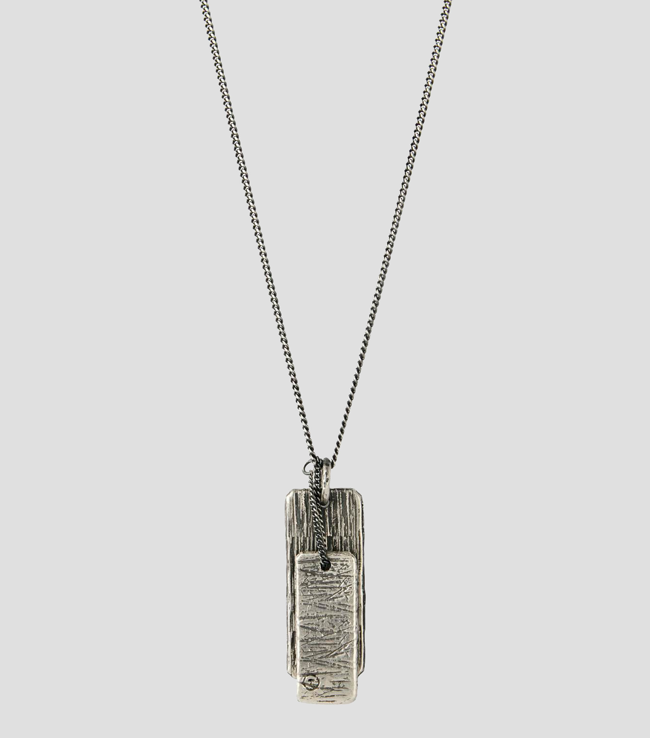 Collar Dog Tag en plata .925 Unisex