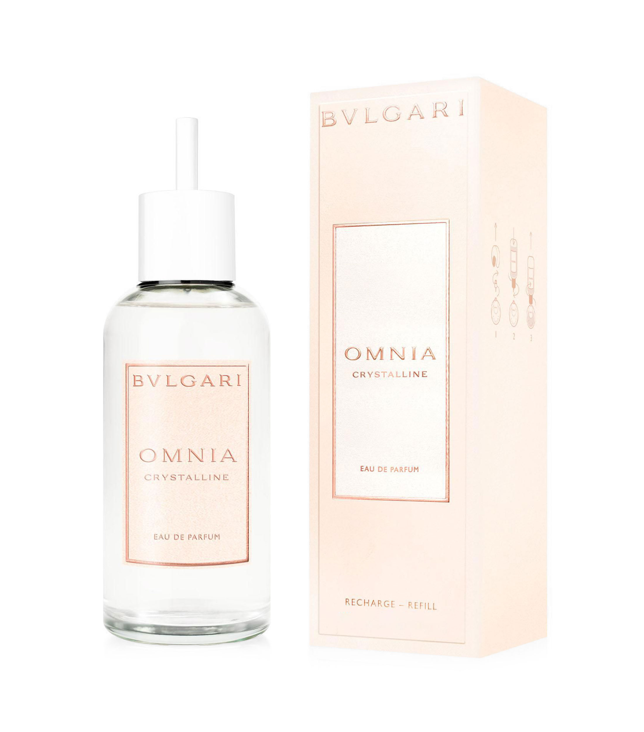 Perfume Omnia Crystalline Eau de Parfum Refill, 200 ml para Mujer