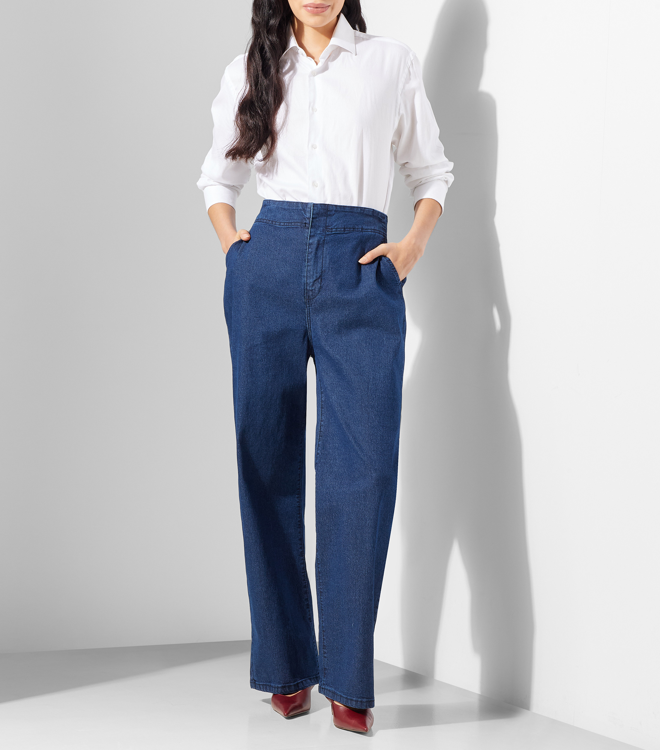 Jeans amplio Mujer