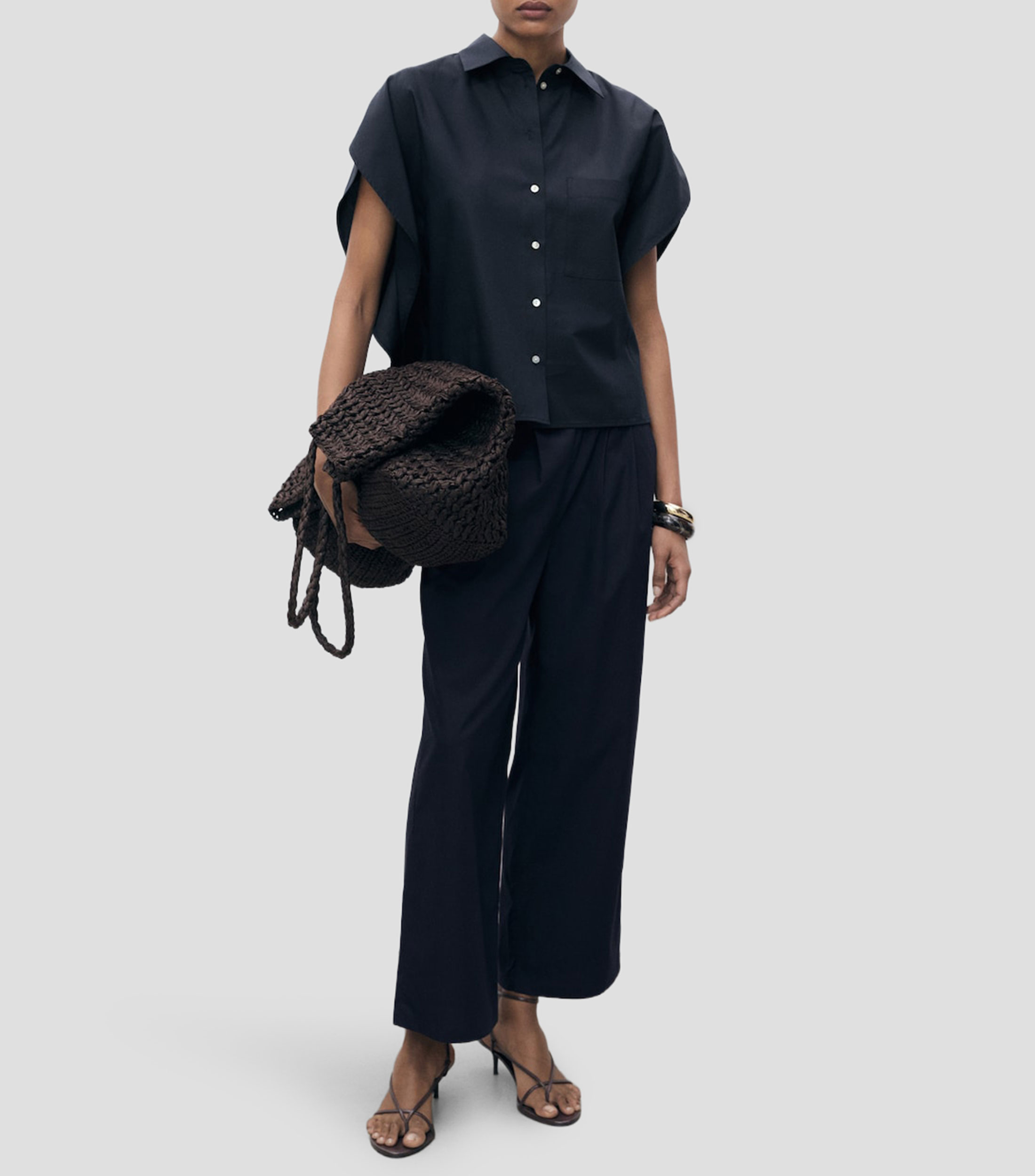 Camisa Manga Corta Mujer