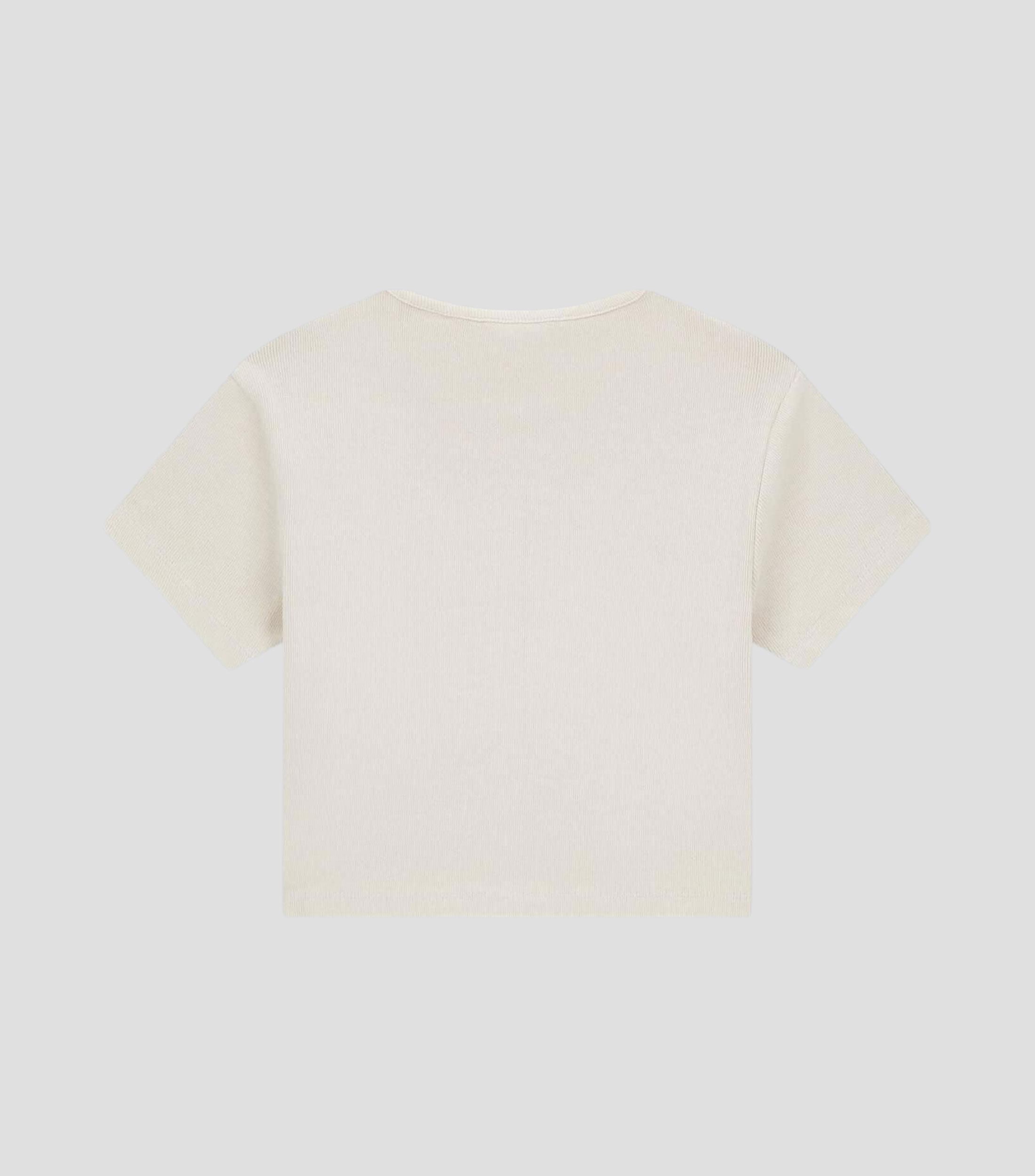 Playera cuello redondo manga corta lisa Niña