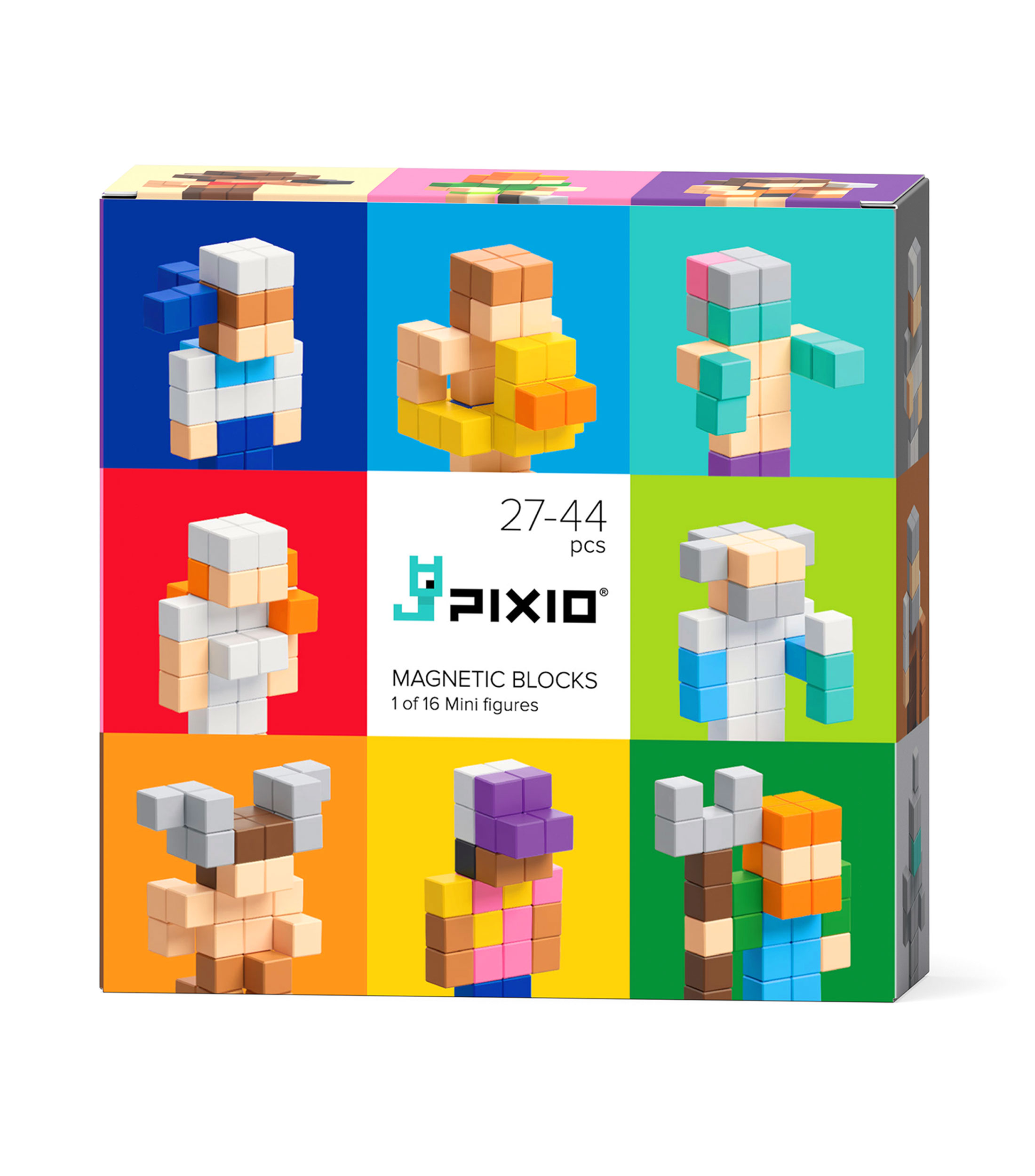 Playset Magnetic Blocks, Pixio Mini Figures Collection 2
