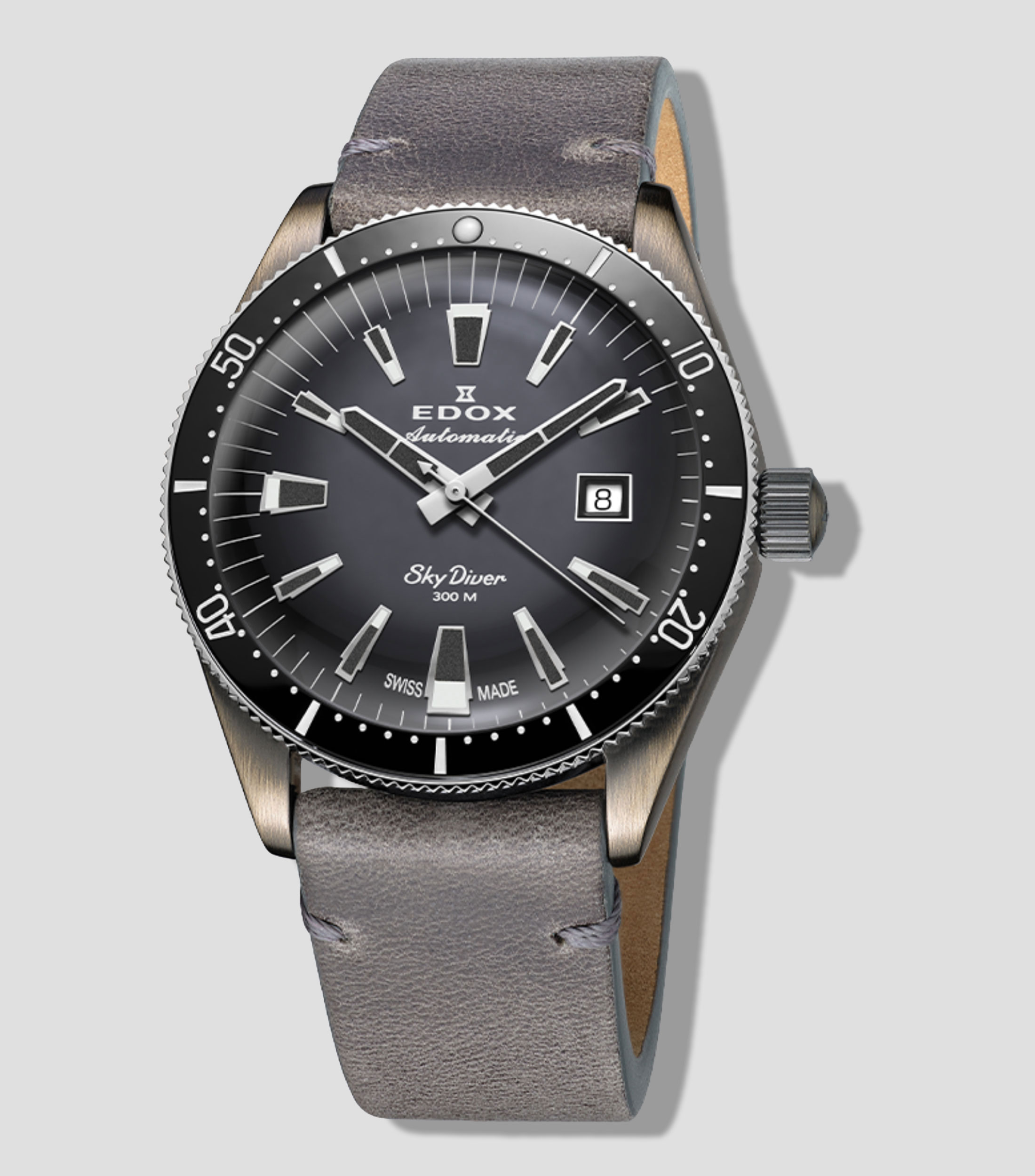 Reloj para Hombre SkyDiver Edicion Especial, Negro y Gris