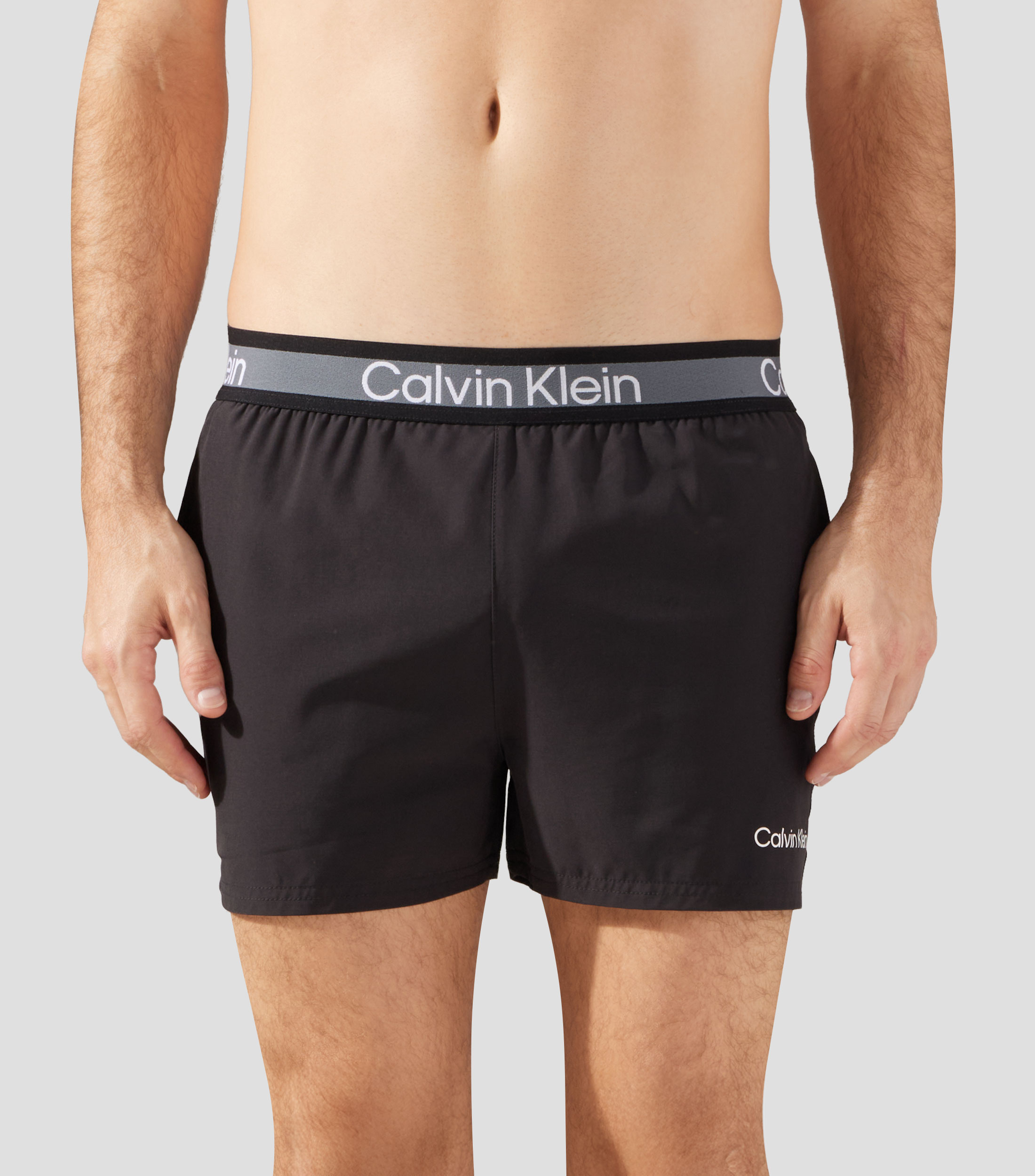 Traje de baño corto liso Hombre