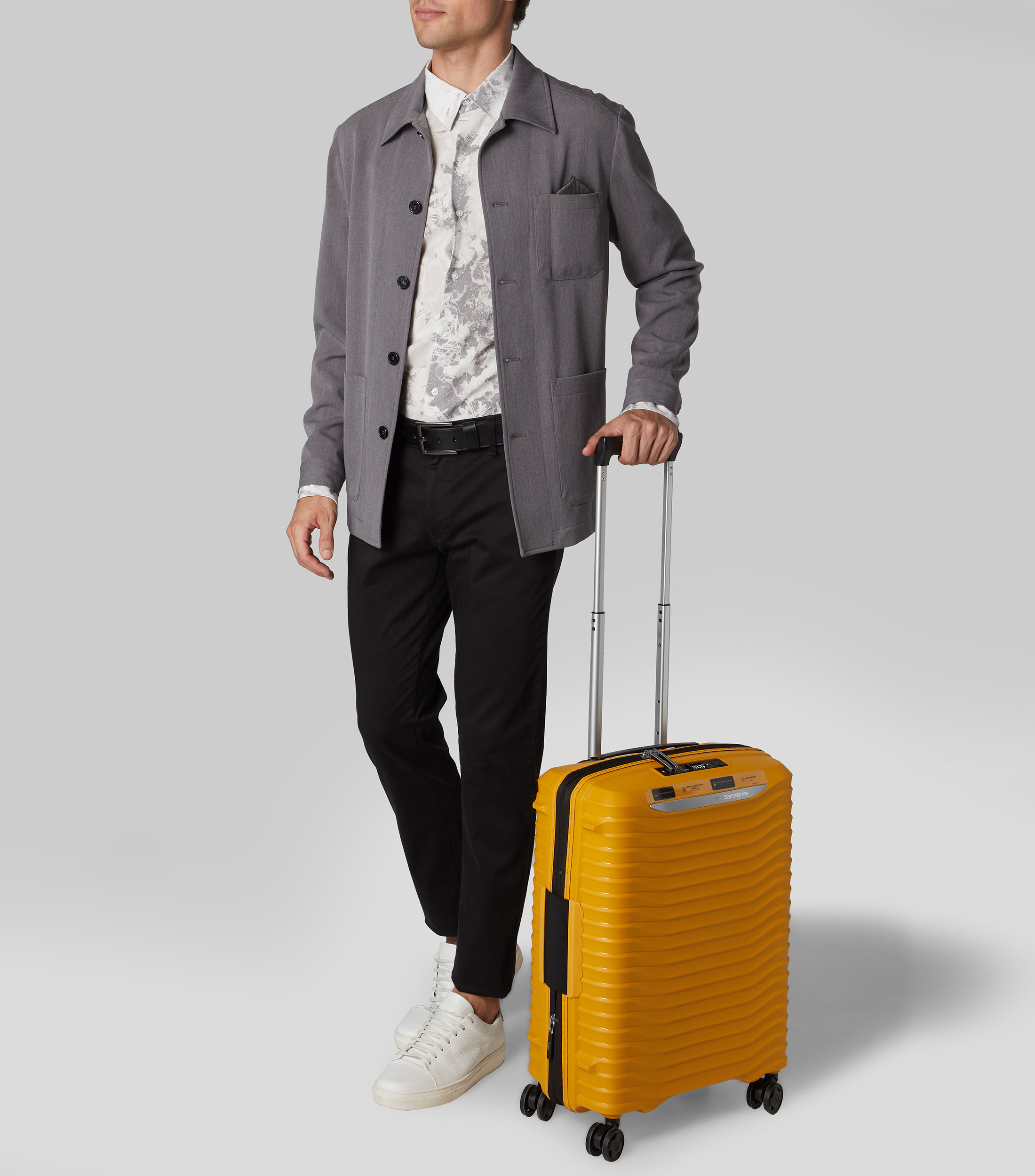 Maleta de viaje Upscape Amarillo