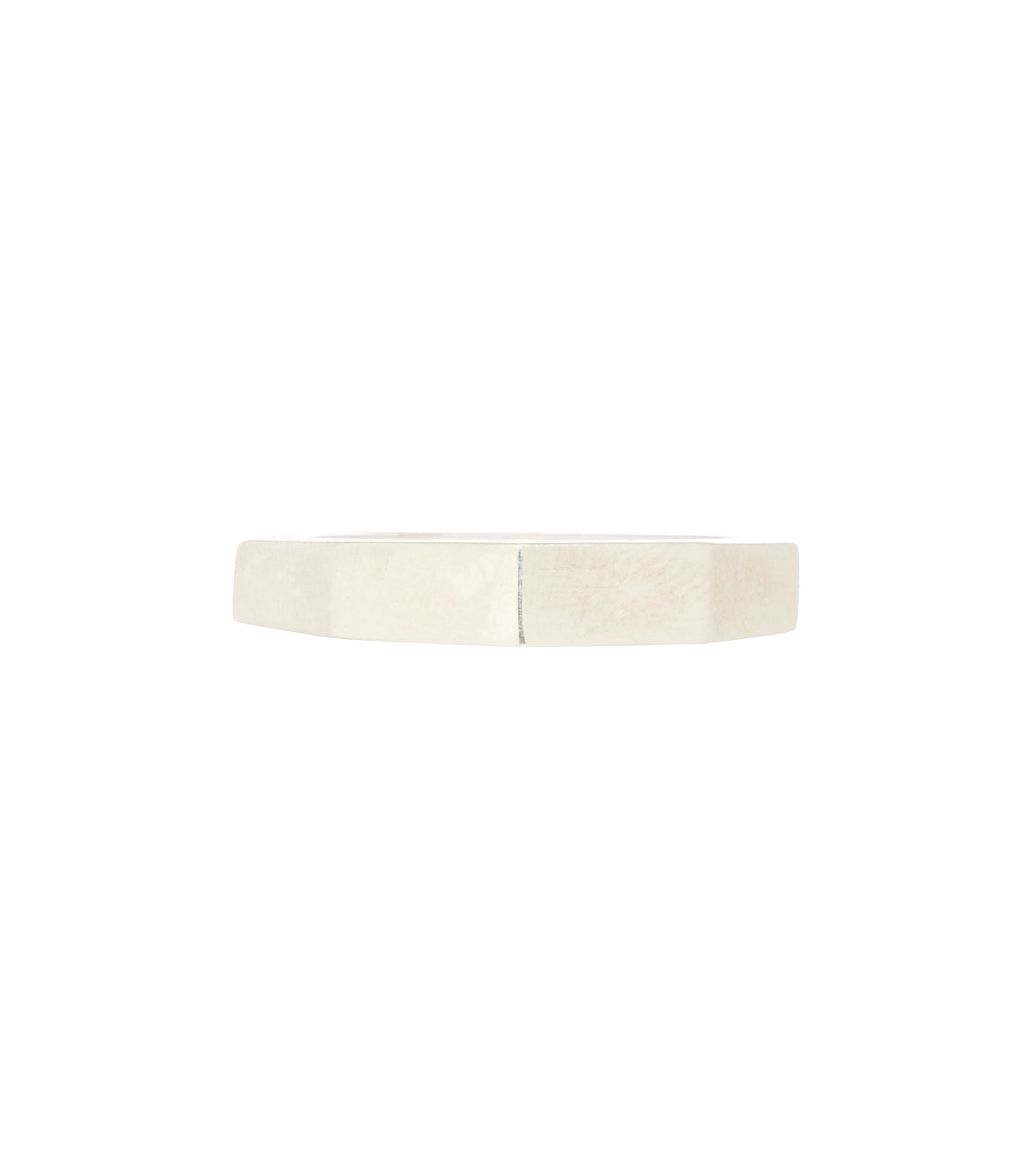 Anillo en plata .925 liso Hombre
