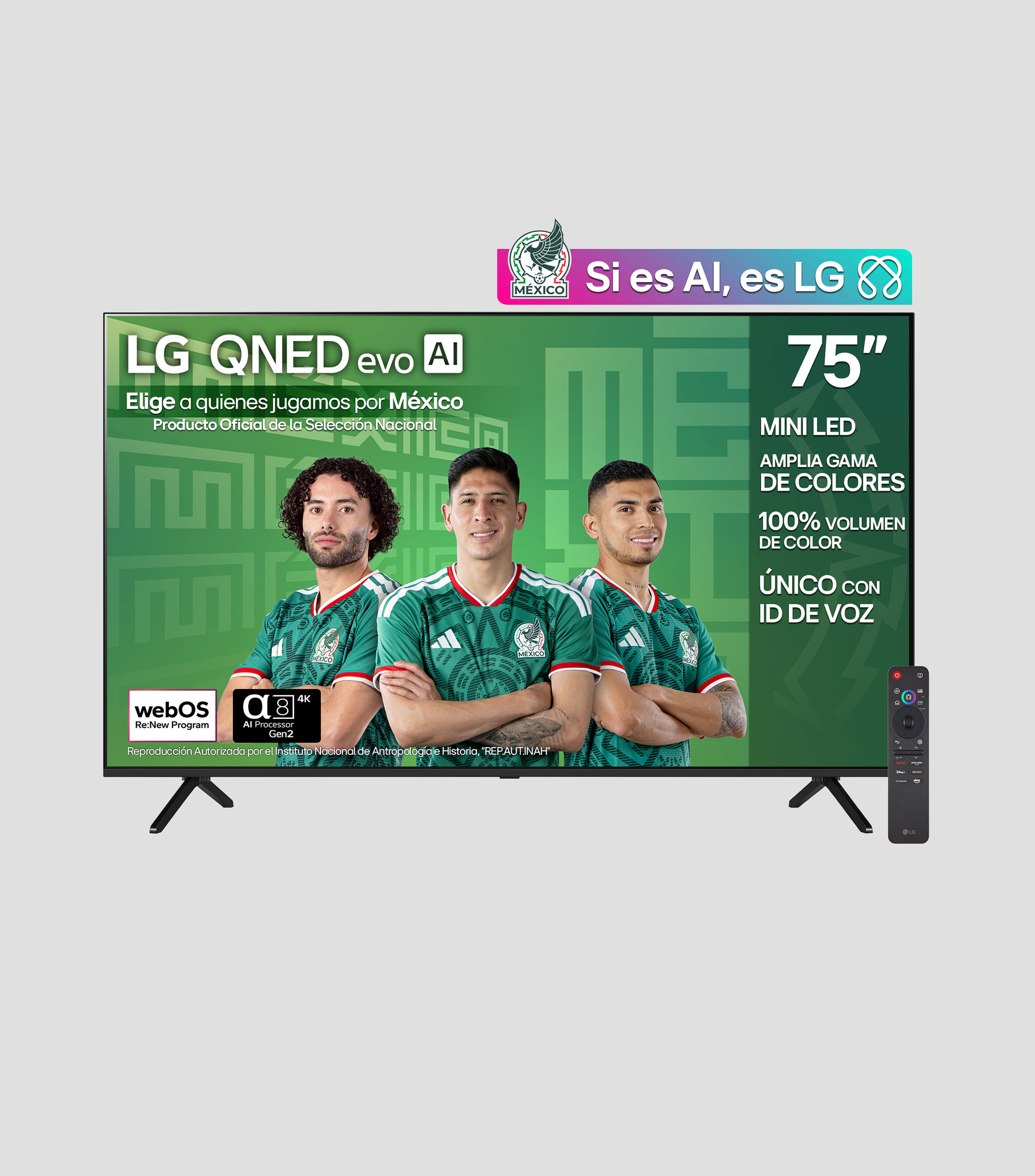 Pantalla 75 pulgadas Plana QNED evo AI QNED92 4K SMART TV 2025