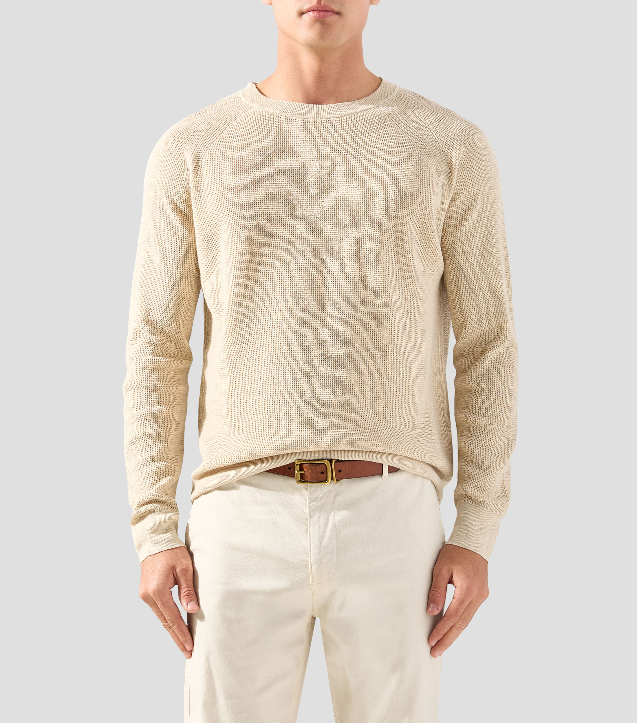 Suéter cuello redondo Hombre