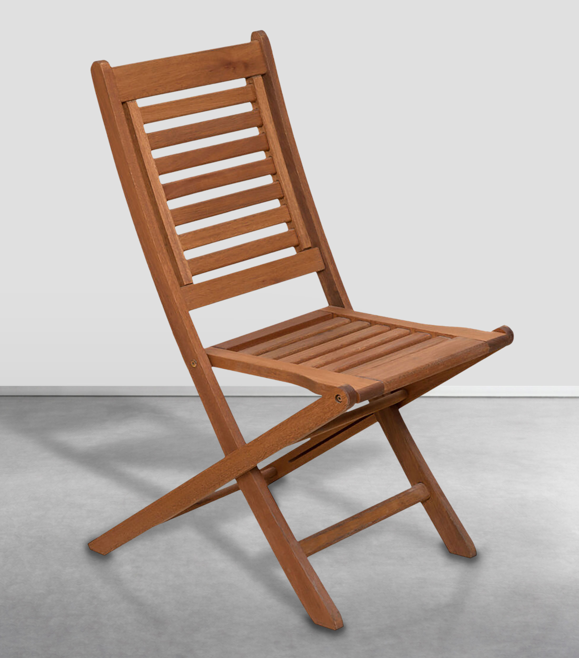 Silla plegable para exterior milano en madera