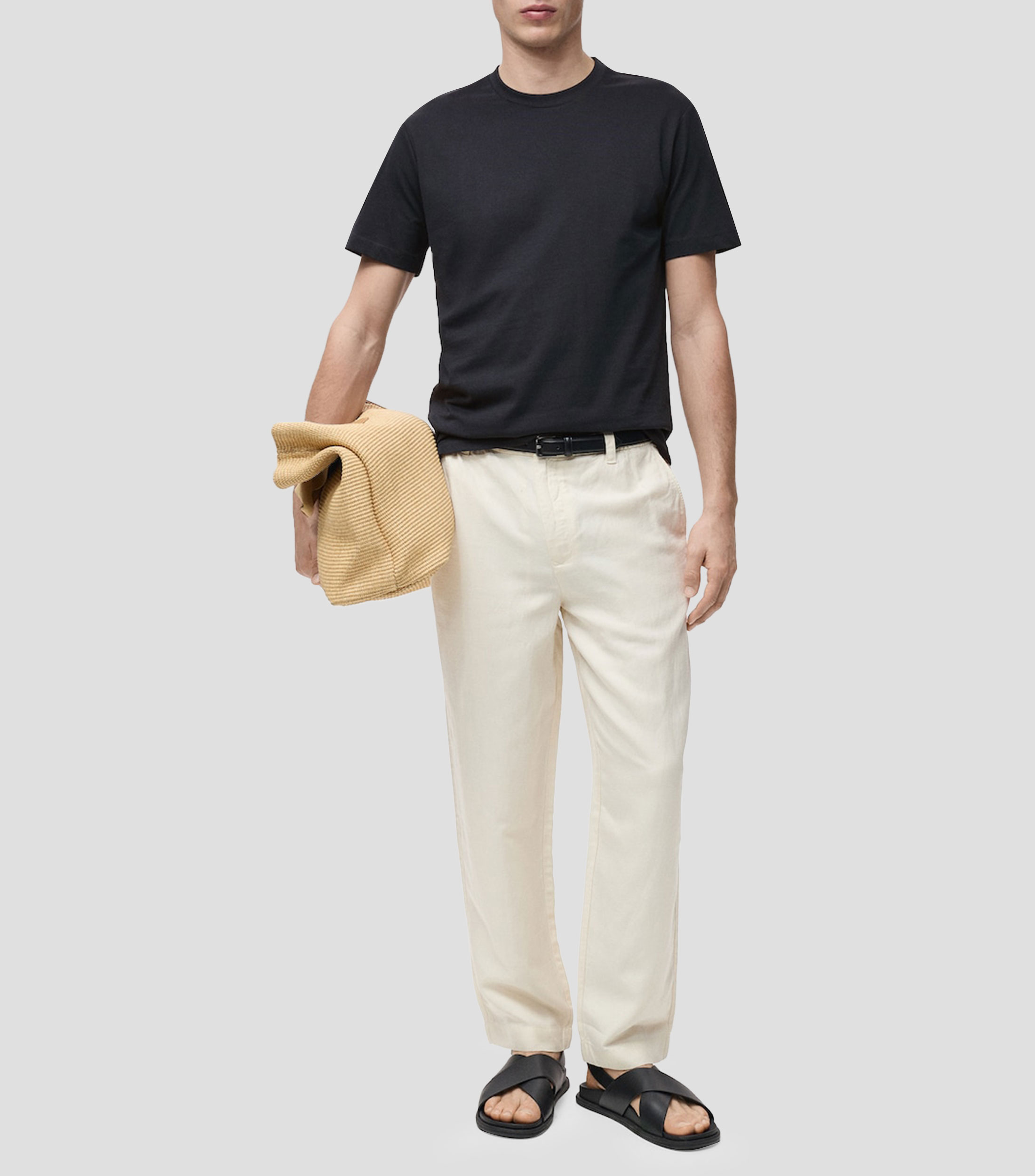 Playera cuello redondo manga corta Hombre