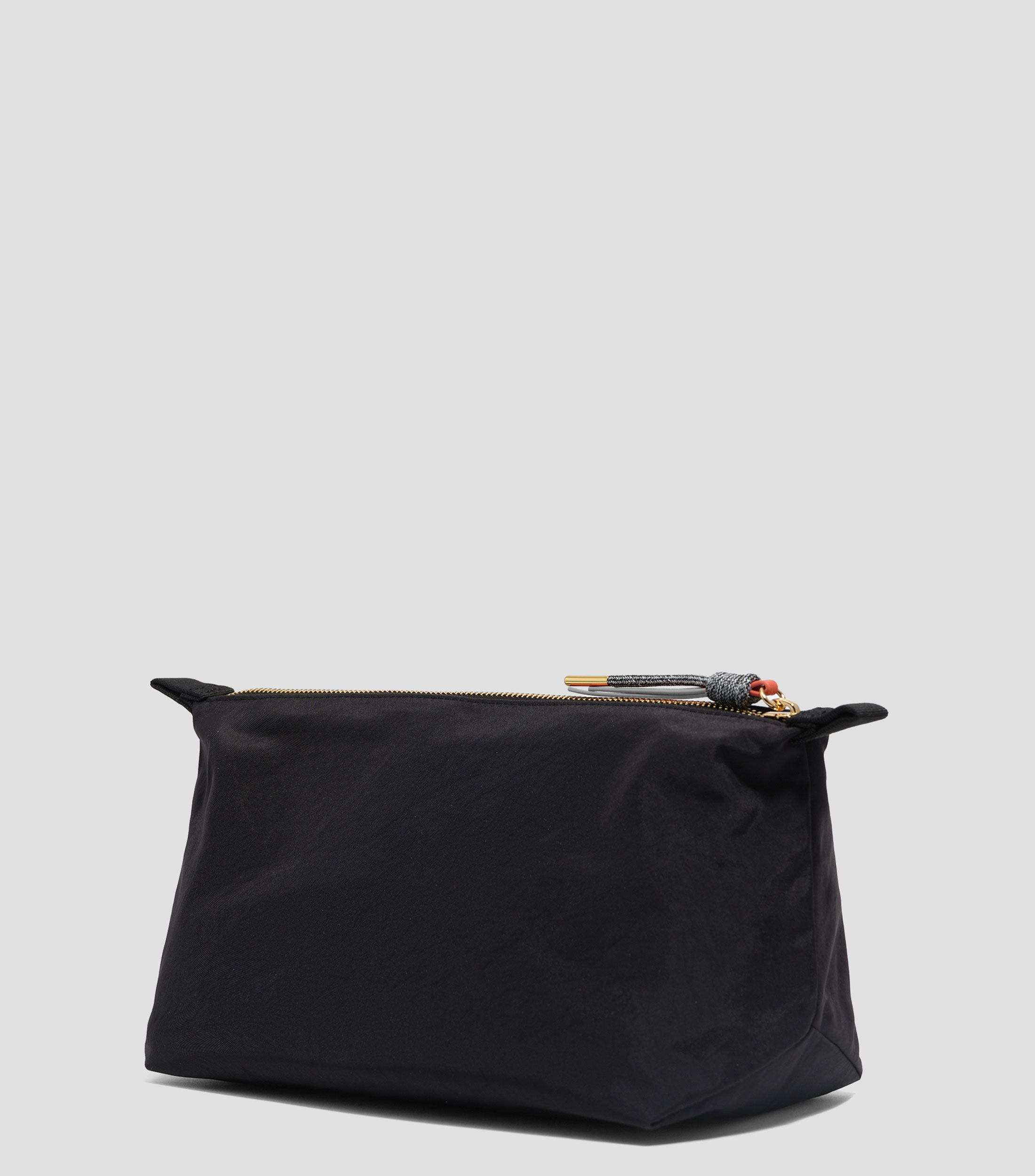 Neceser Trapecio grande nylon negro Mujer