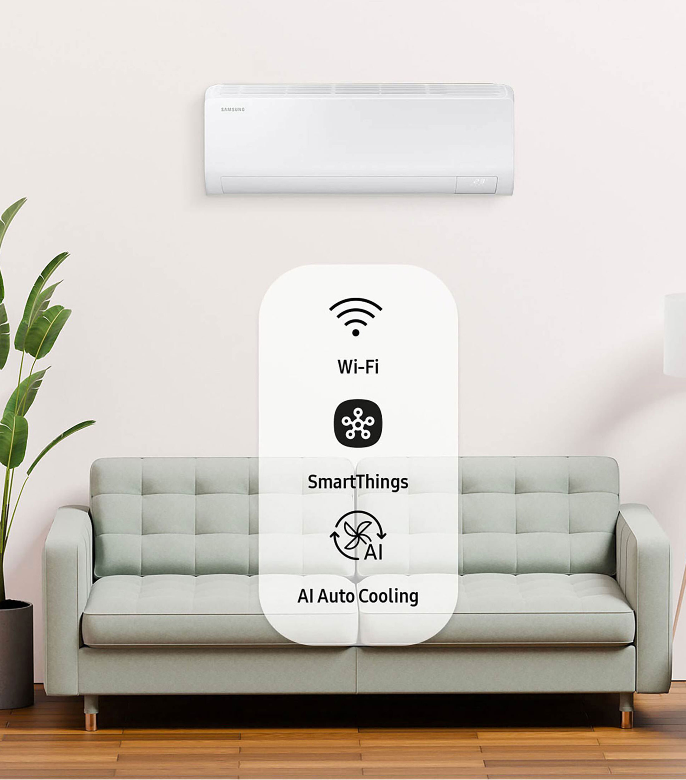 Aire Acondicionado Minisplit Inverter 12,000 BTUs, 1 Tonelada 127V220V Frio
