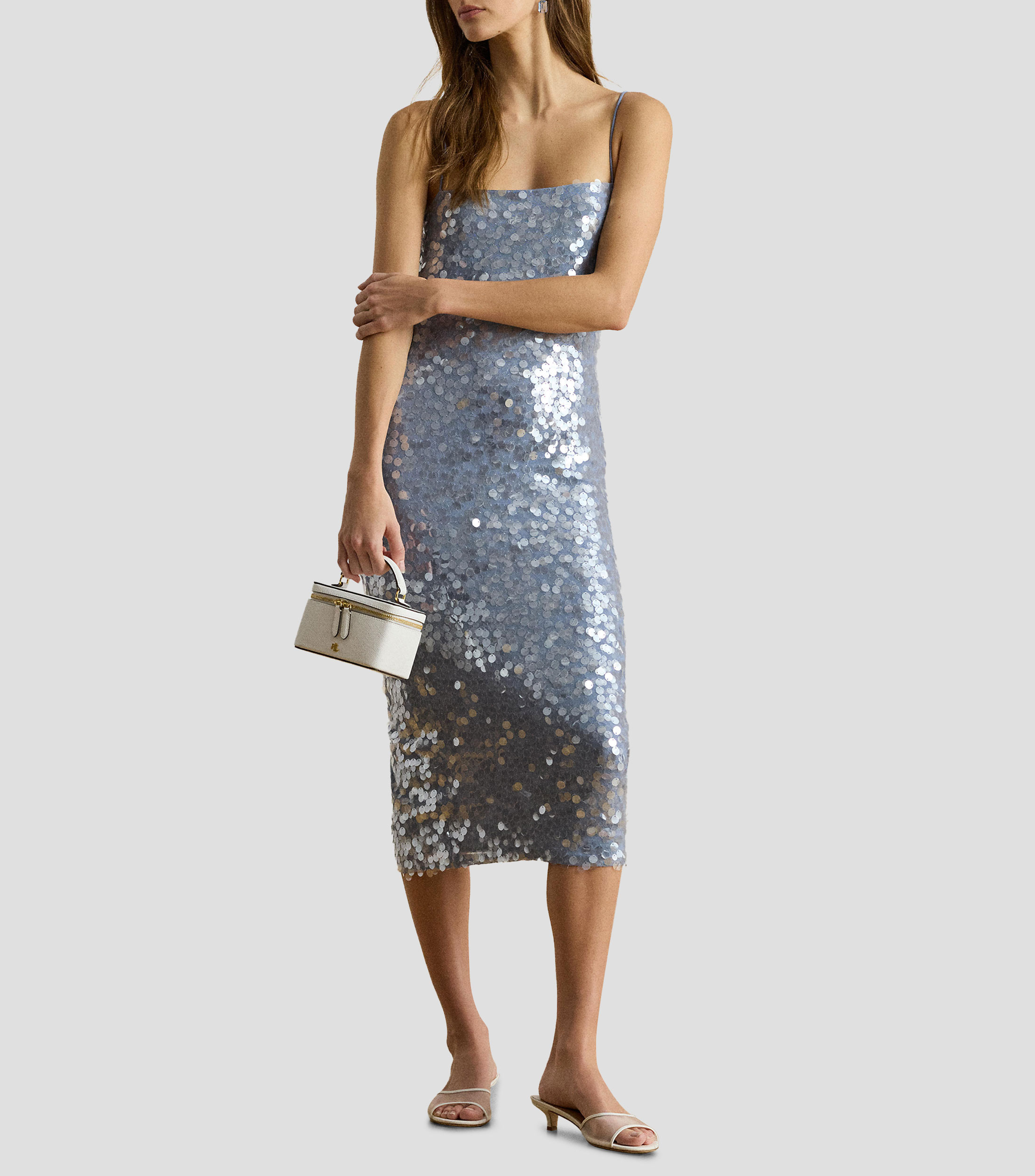 Vestido midi fantasía Mujer
