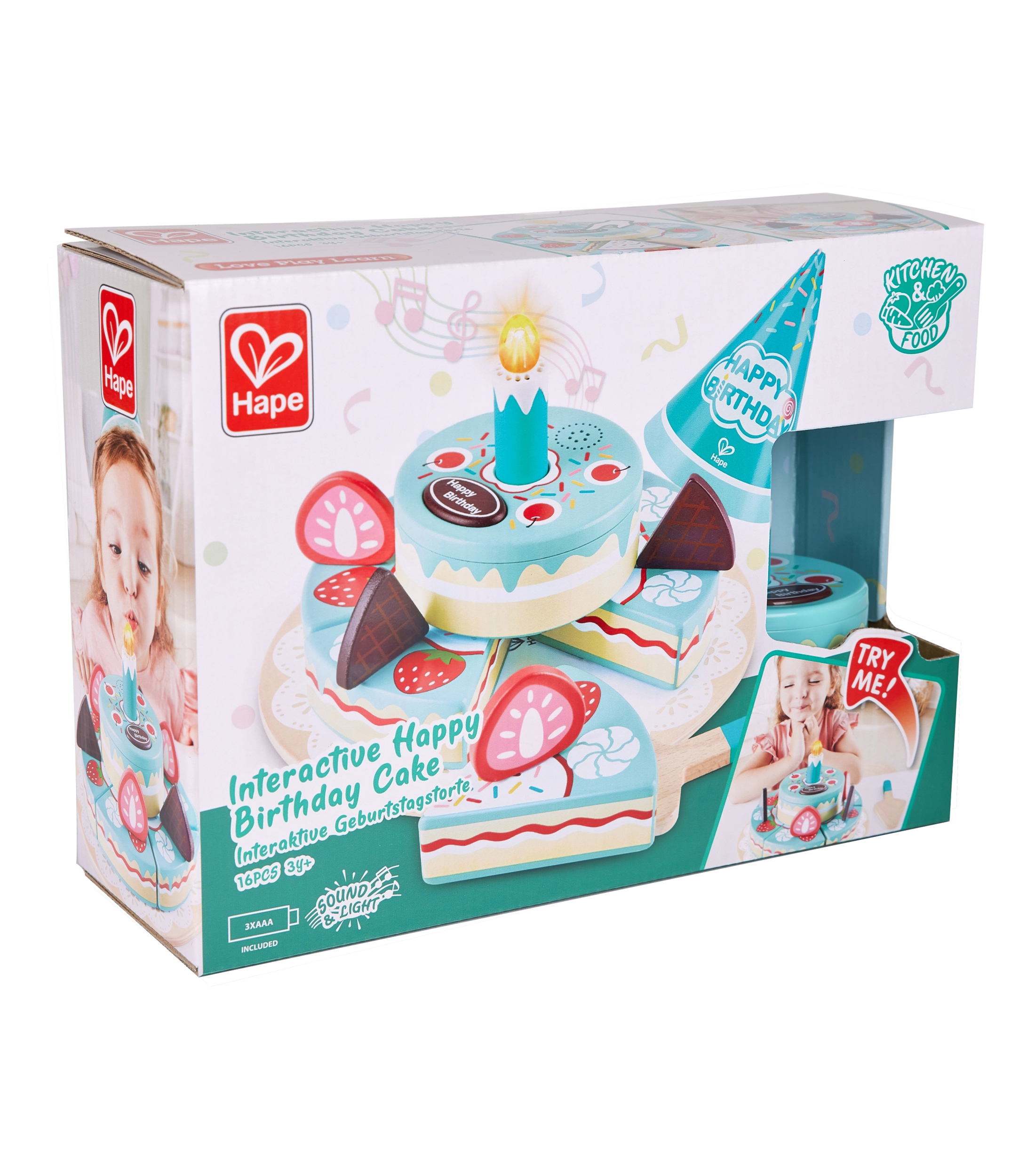 Playsets Pastel de Cumpleaños Interactivo