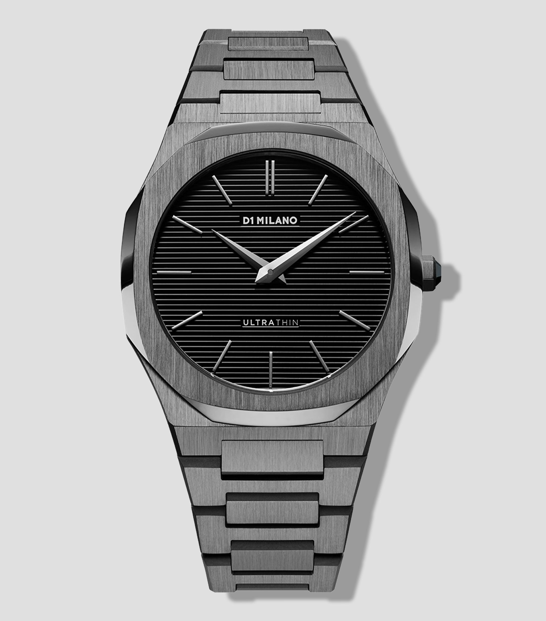 Reloj para hombre Ultra Thin Casual Gunmetal