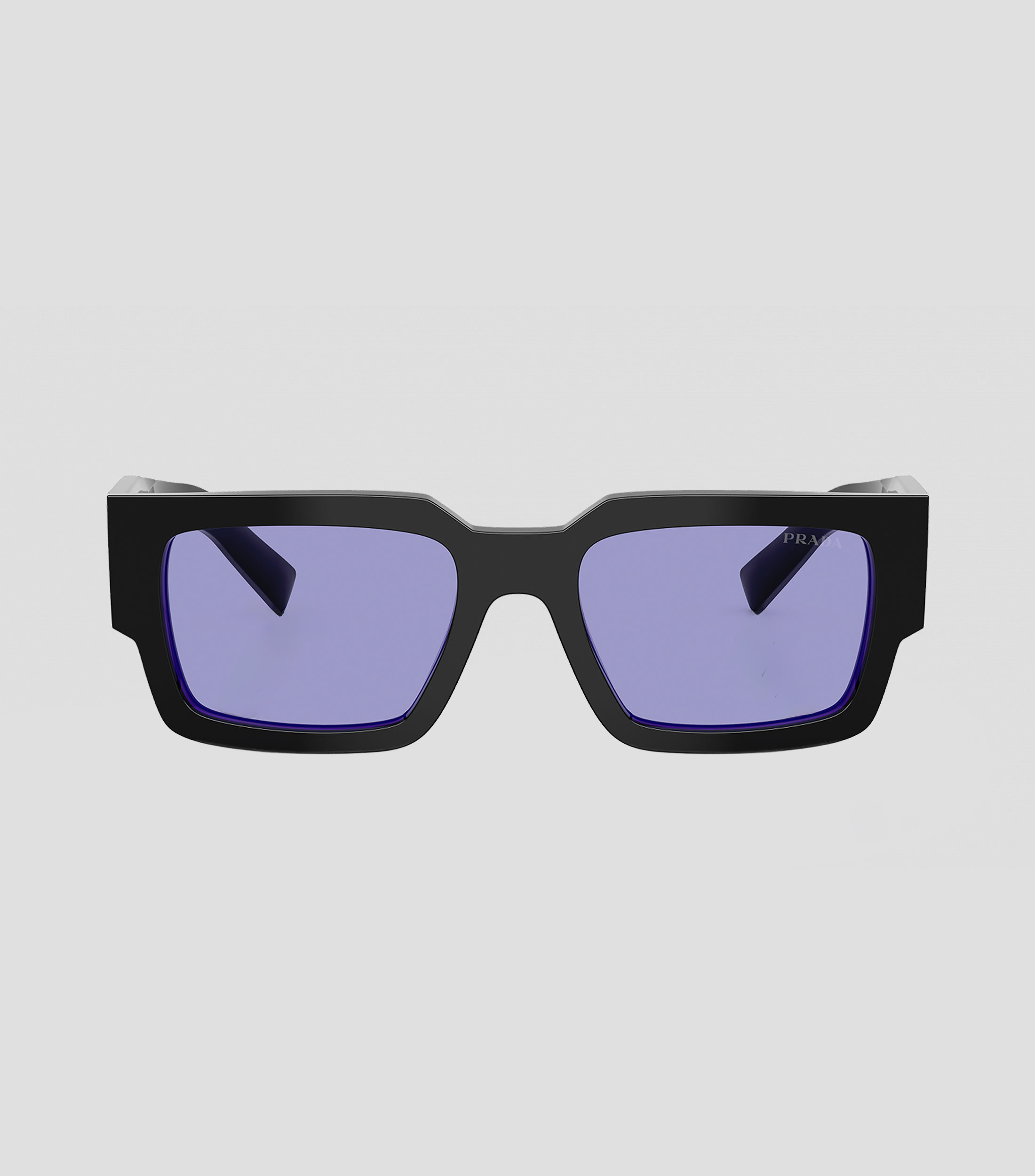 Lentes de sol cuadrados negro Unisex