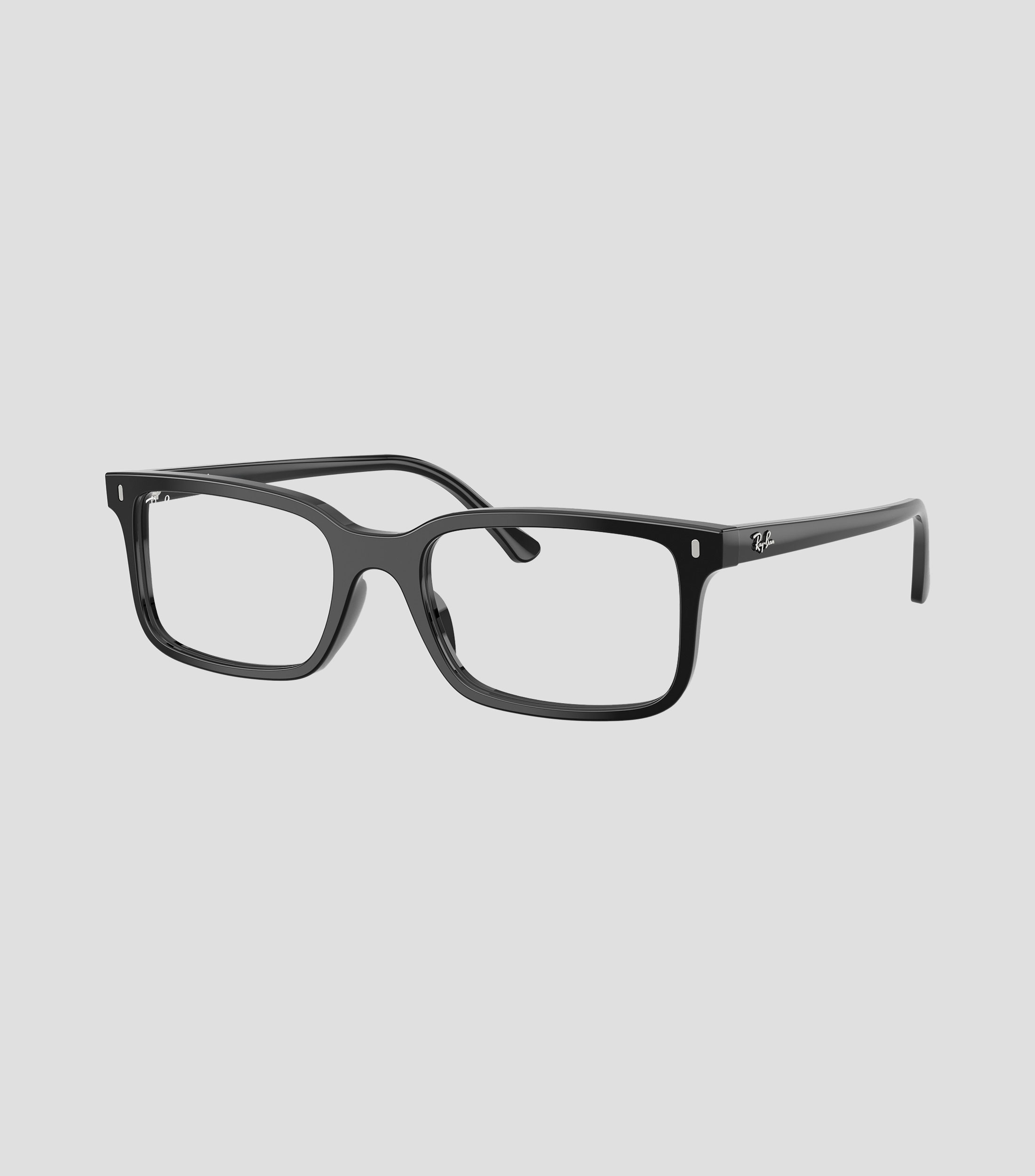 Lentes Oftálmicos rectangulares negro Unisex