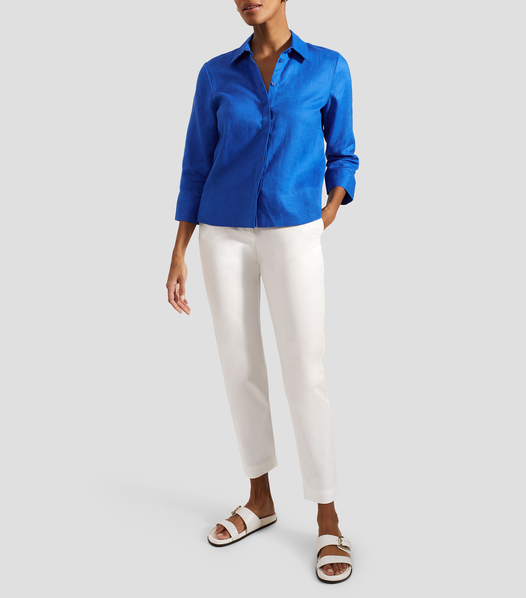 Camisa con manga 3,4 Mujer