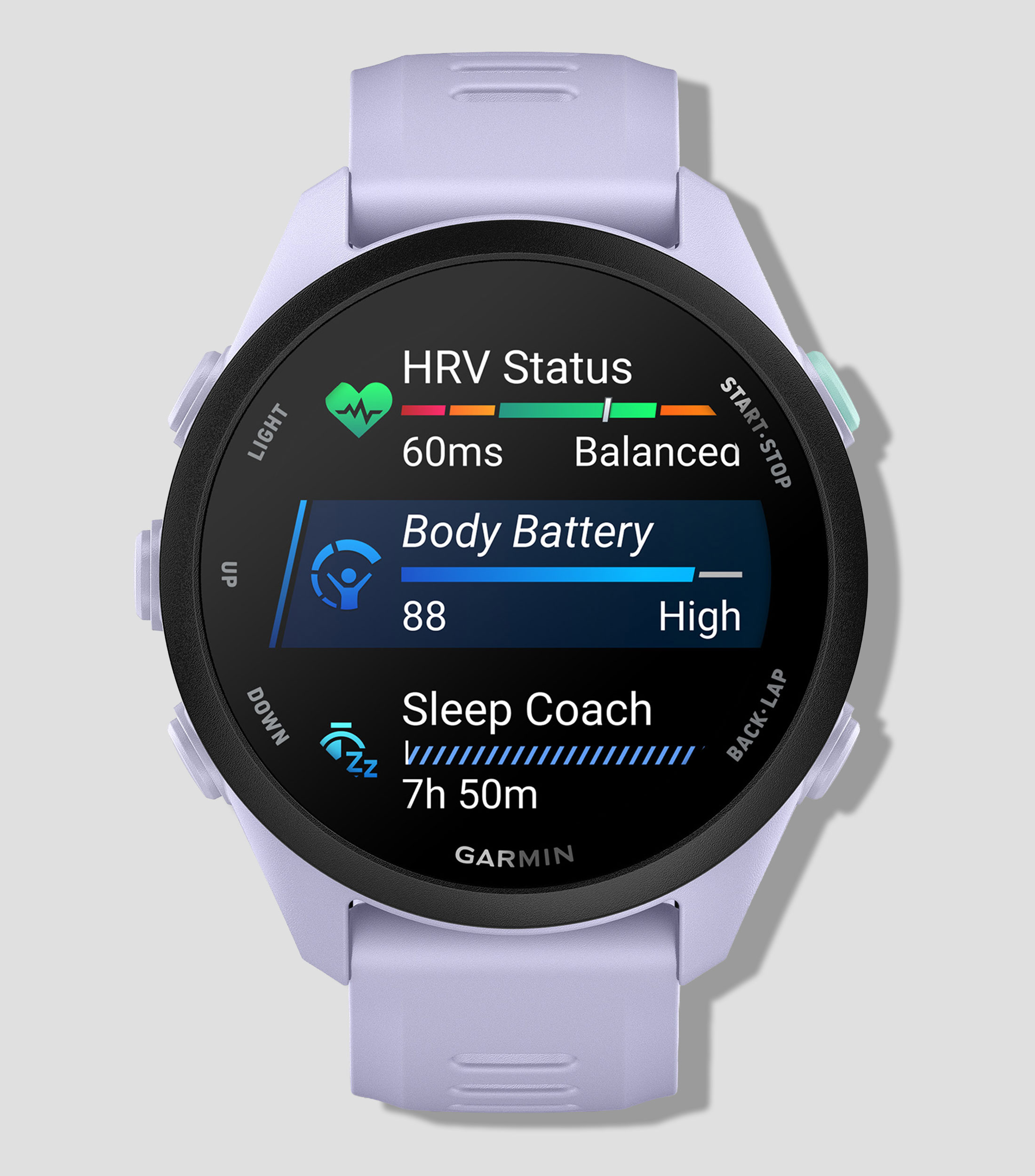 Monitor deportivo Forerunner 70, GPS, Cool Lavender, WW para entrenamiento