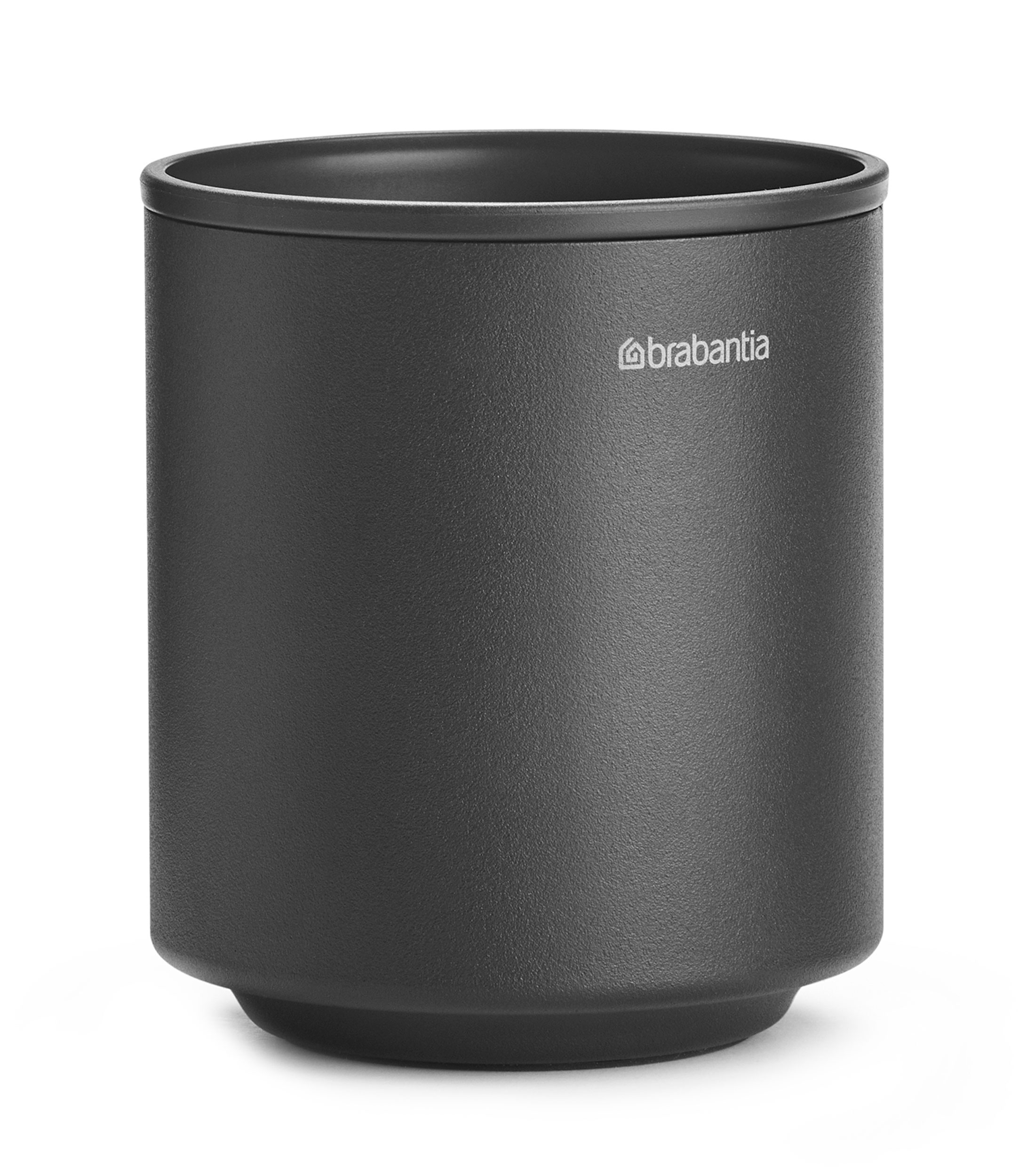 Vaso para cepillos en acero
