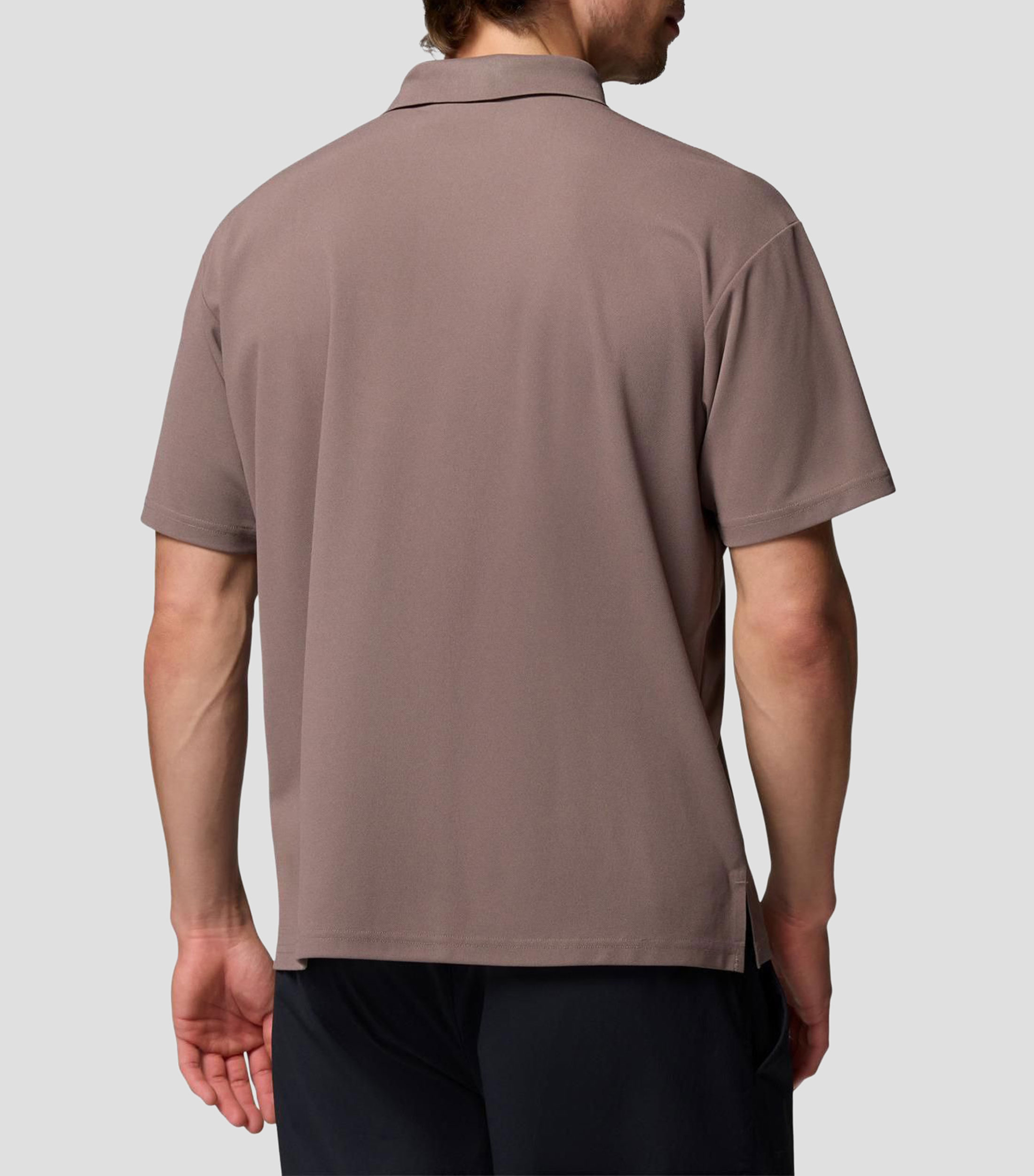 Playera tipo Polo de manga corta con diseño sólido Chill Creek Hombre