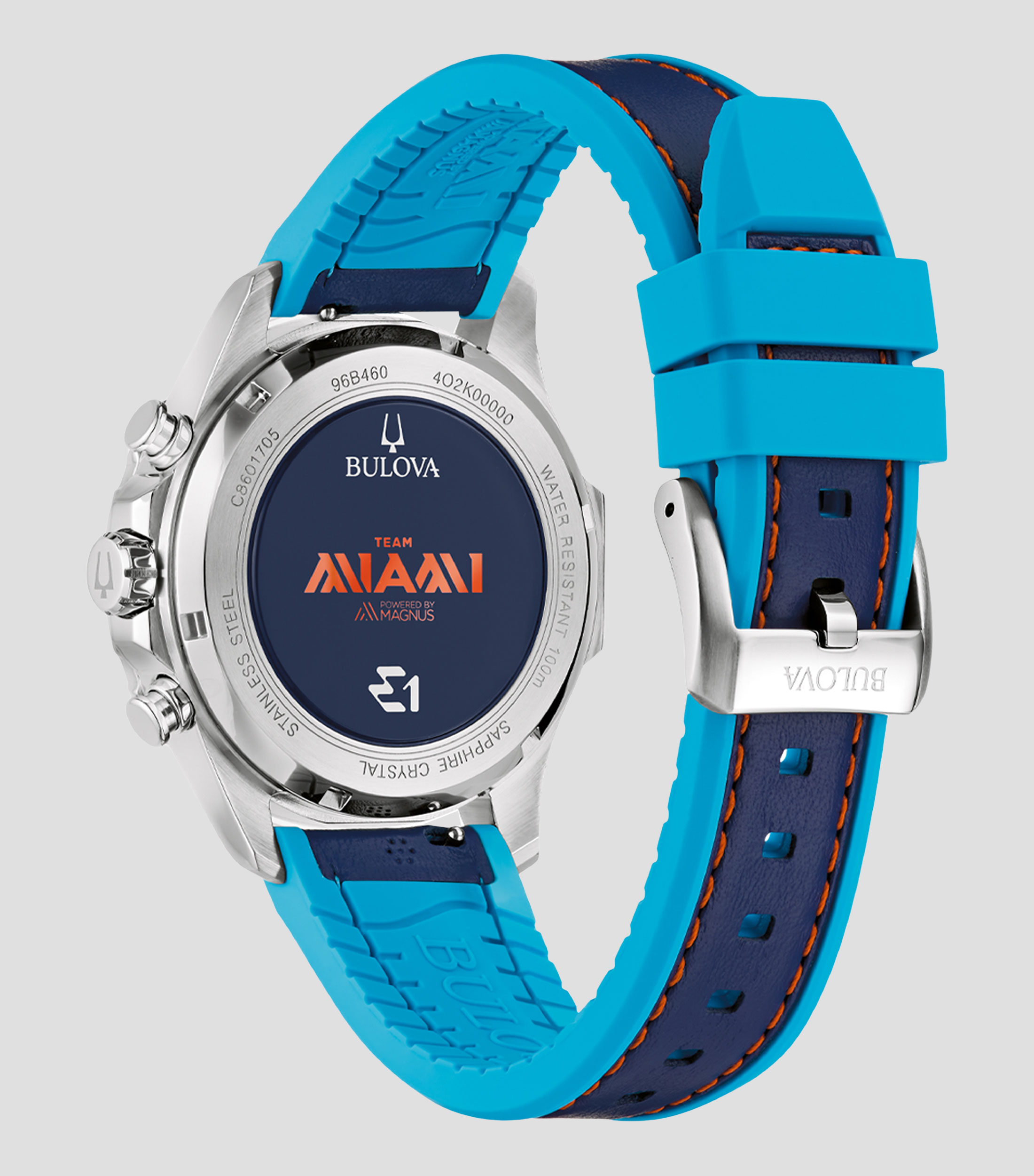 Reloj para Hombre Marine Star Deportivo, Plateado, Azul