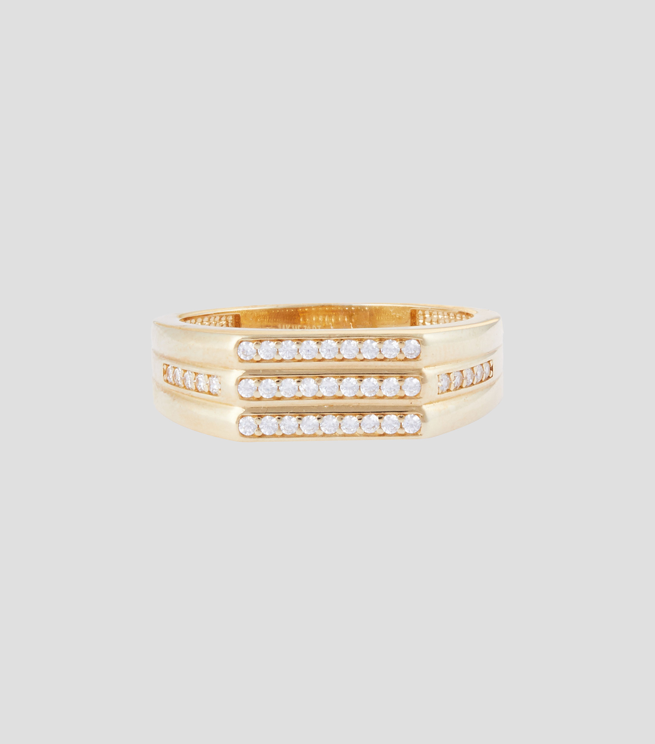 Anillo con Incrustaciones Hombre