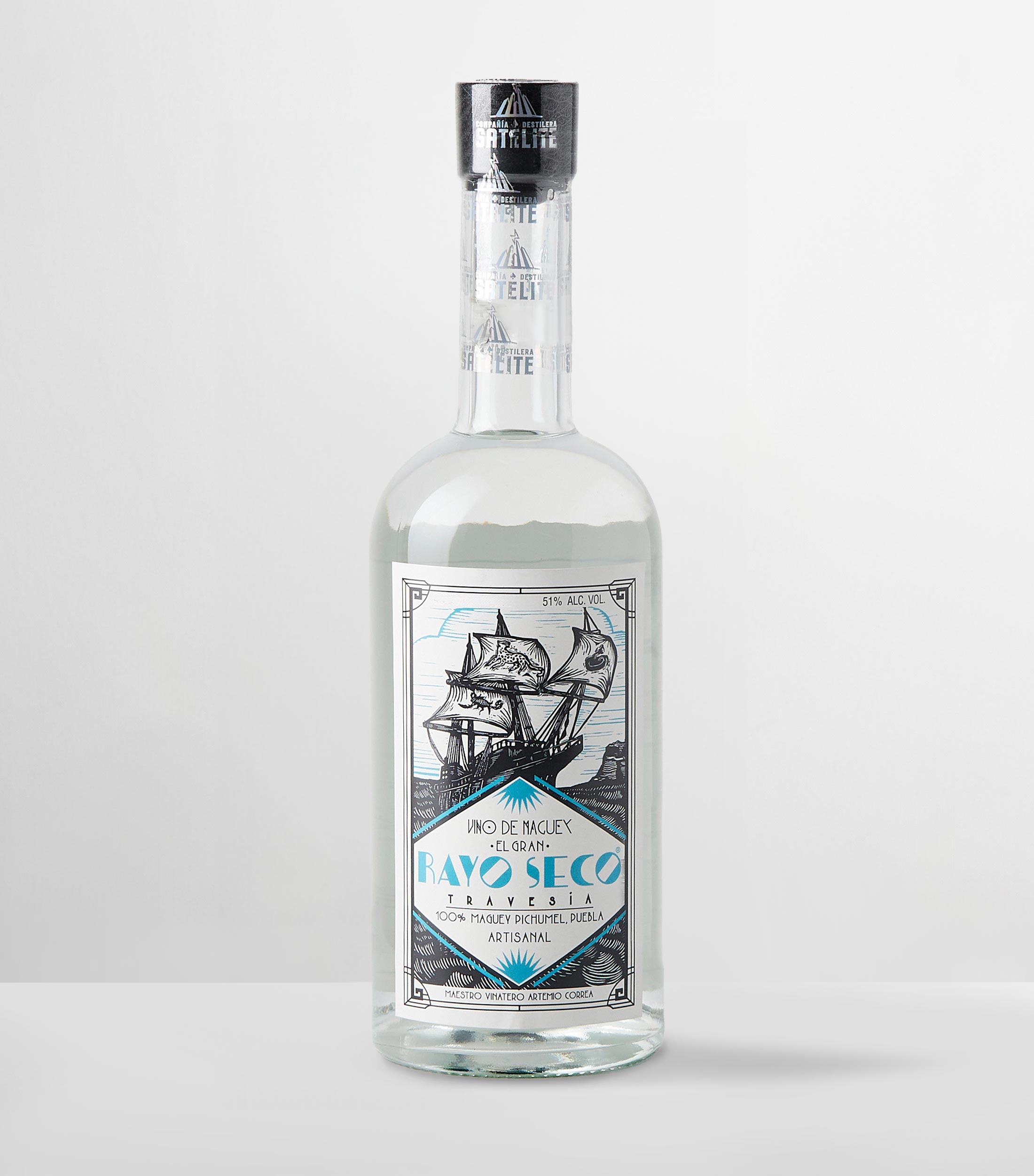 Destilado de agave Rayo seco Pichumel, México, 750 ml