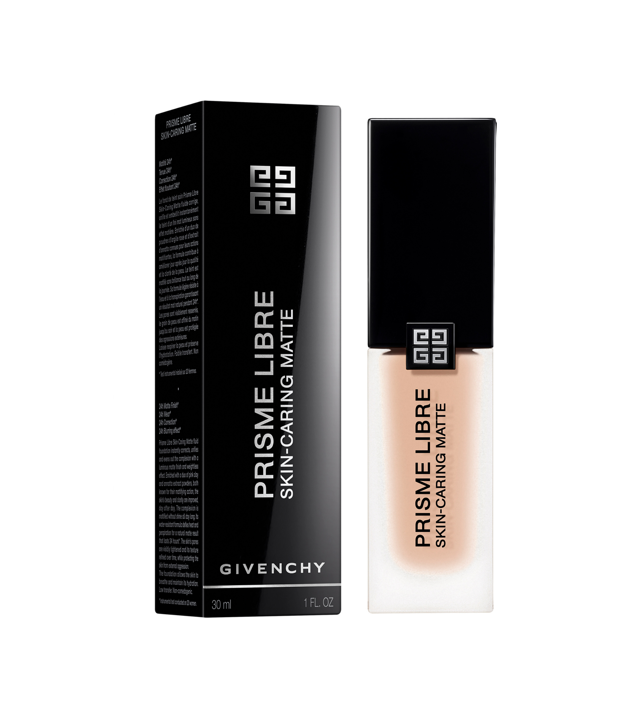 Base de Maquillaje, Prisme Libre Skin-Caring Matte, 30 ml
