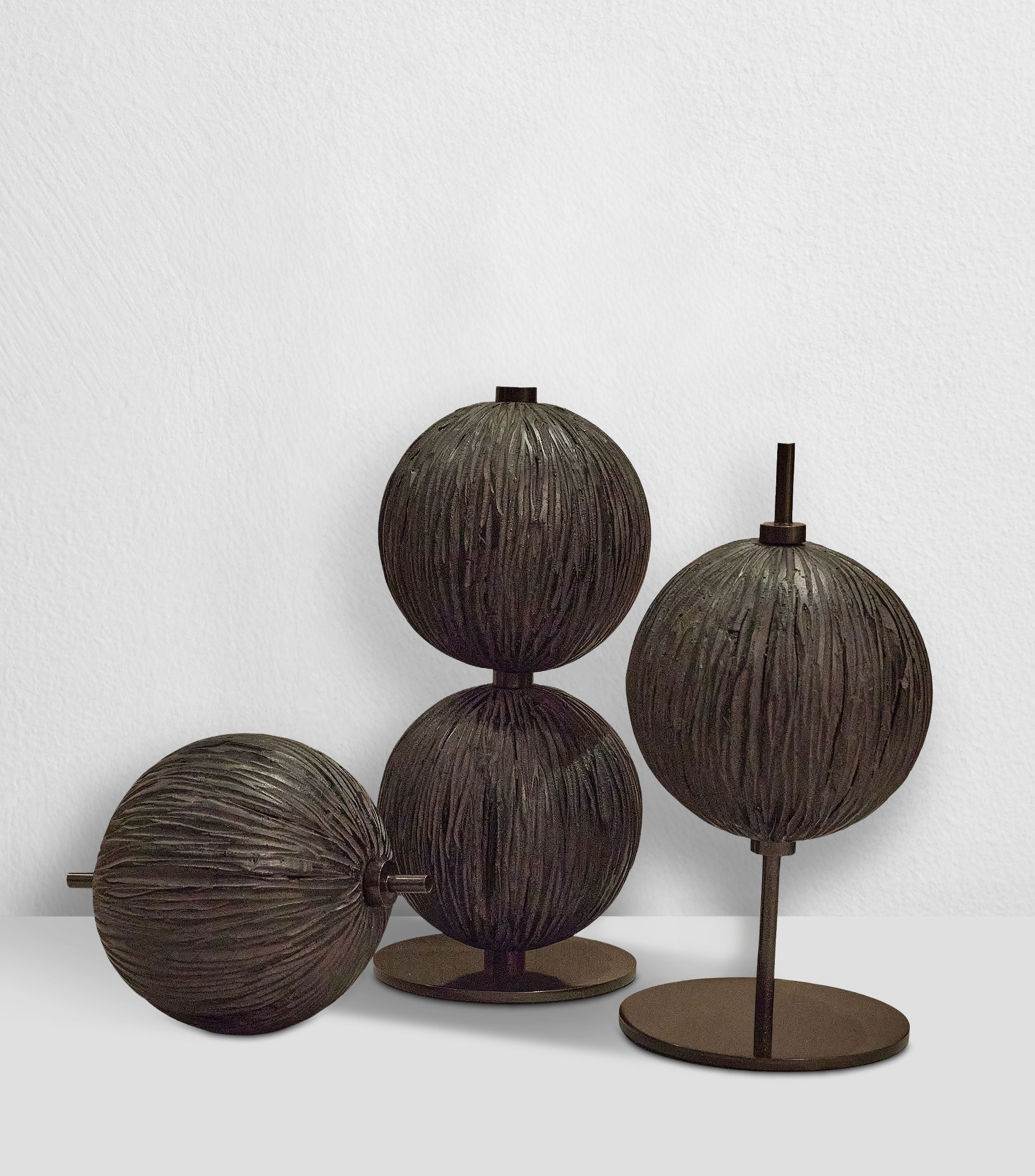 Set de Esculturas decorativas Kyros en resina