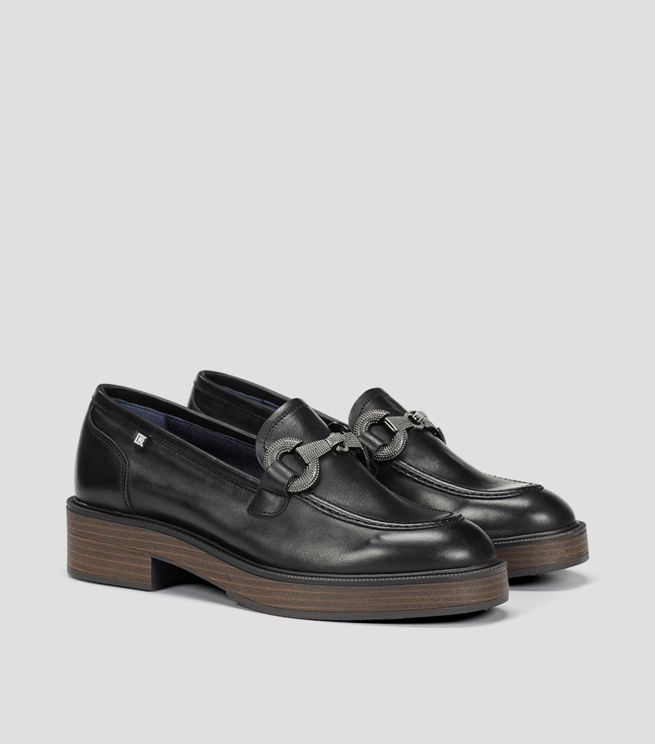 Mocasines en piel Mujer