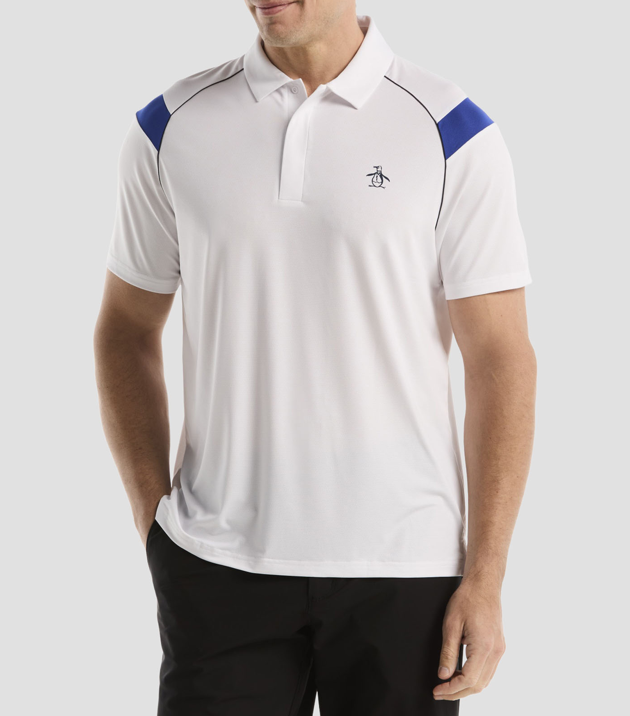 Playera tipo polo para pádel manga corta lisa Hombre