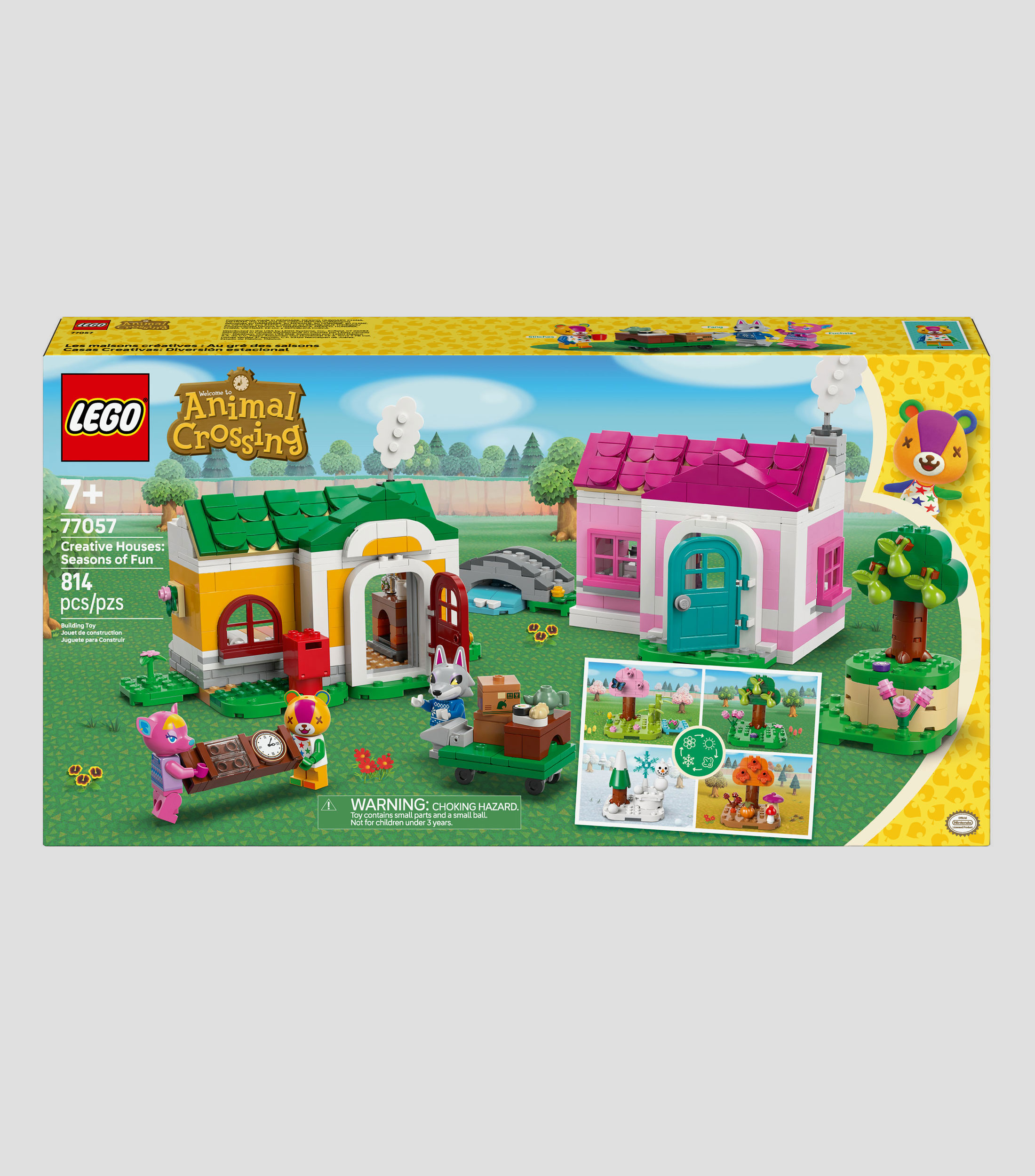 Lego Animal Crossing Casas Creativas Diversión estacional 77057