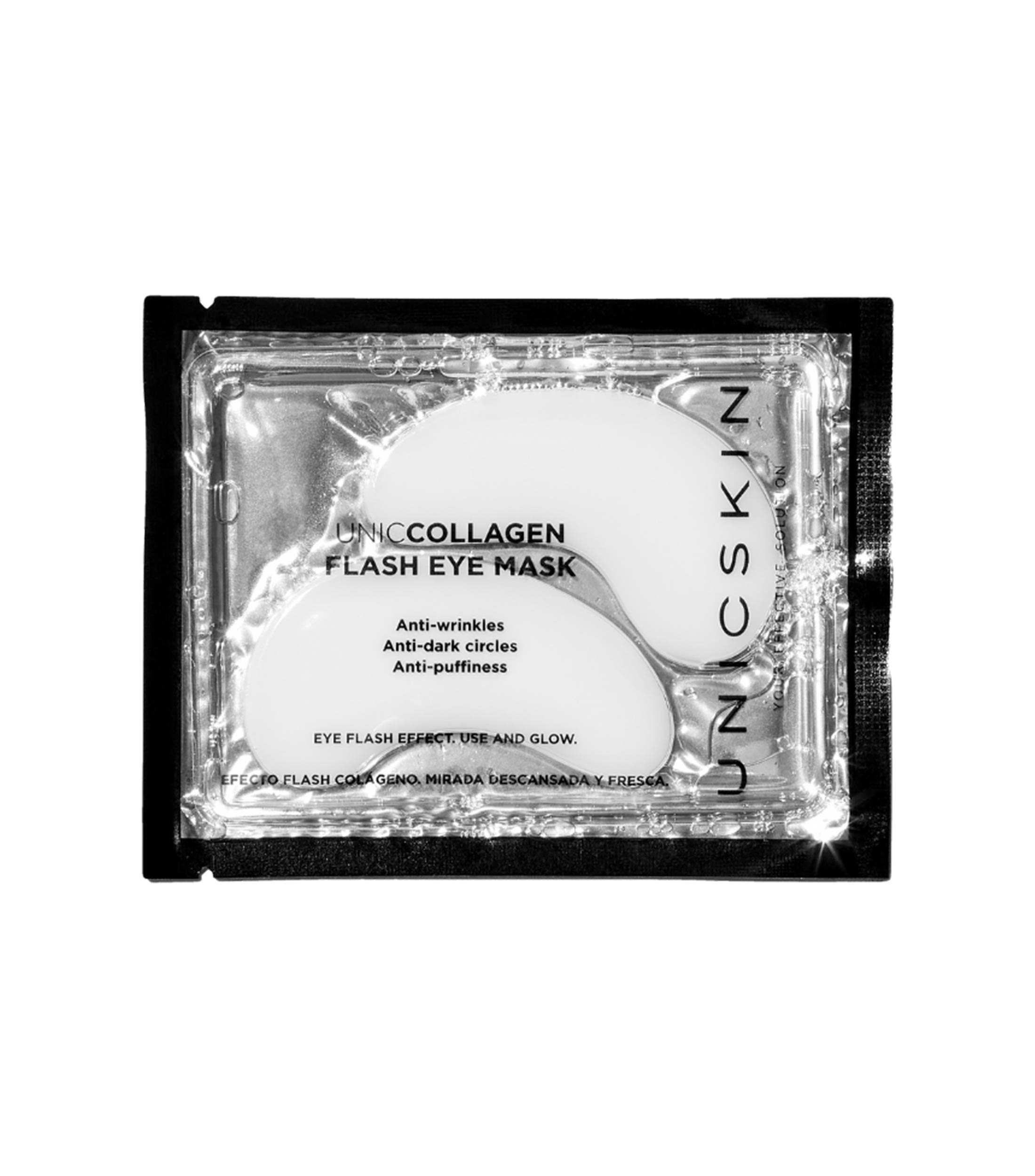 Set de Mascarilla para ojos Uniccollagen Flash, 10 piezas