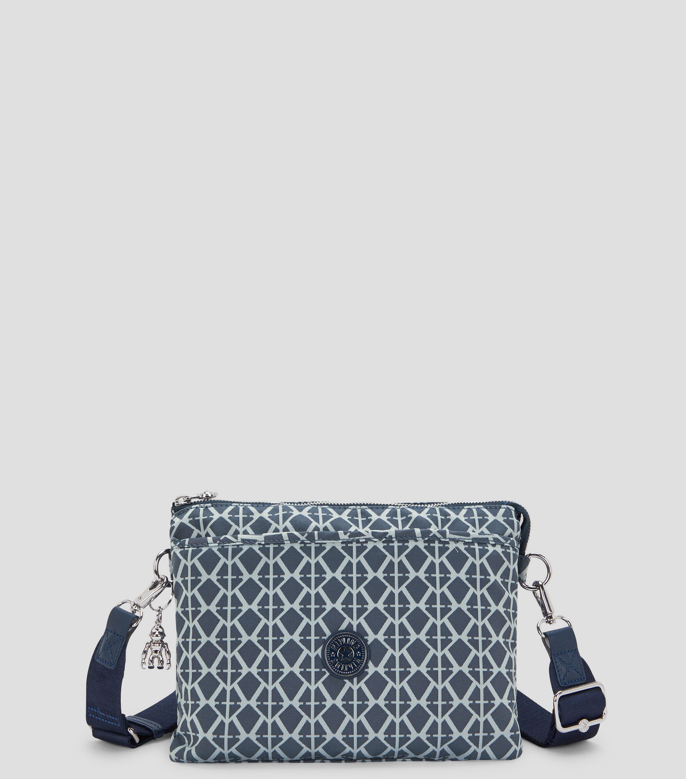Bolsa crossbody azul Riri estampada Mujer