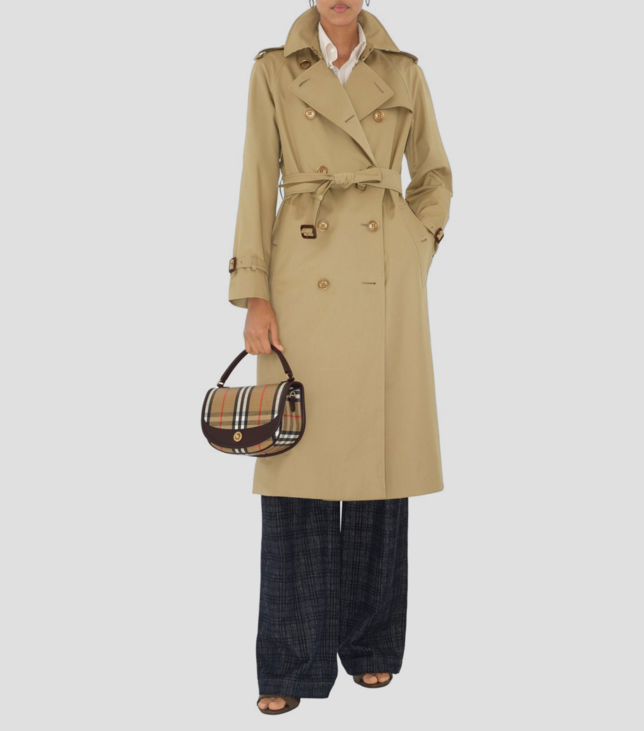Bolsa Crossbody Highlands con cuadros Mujer