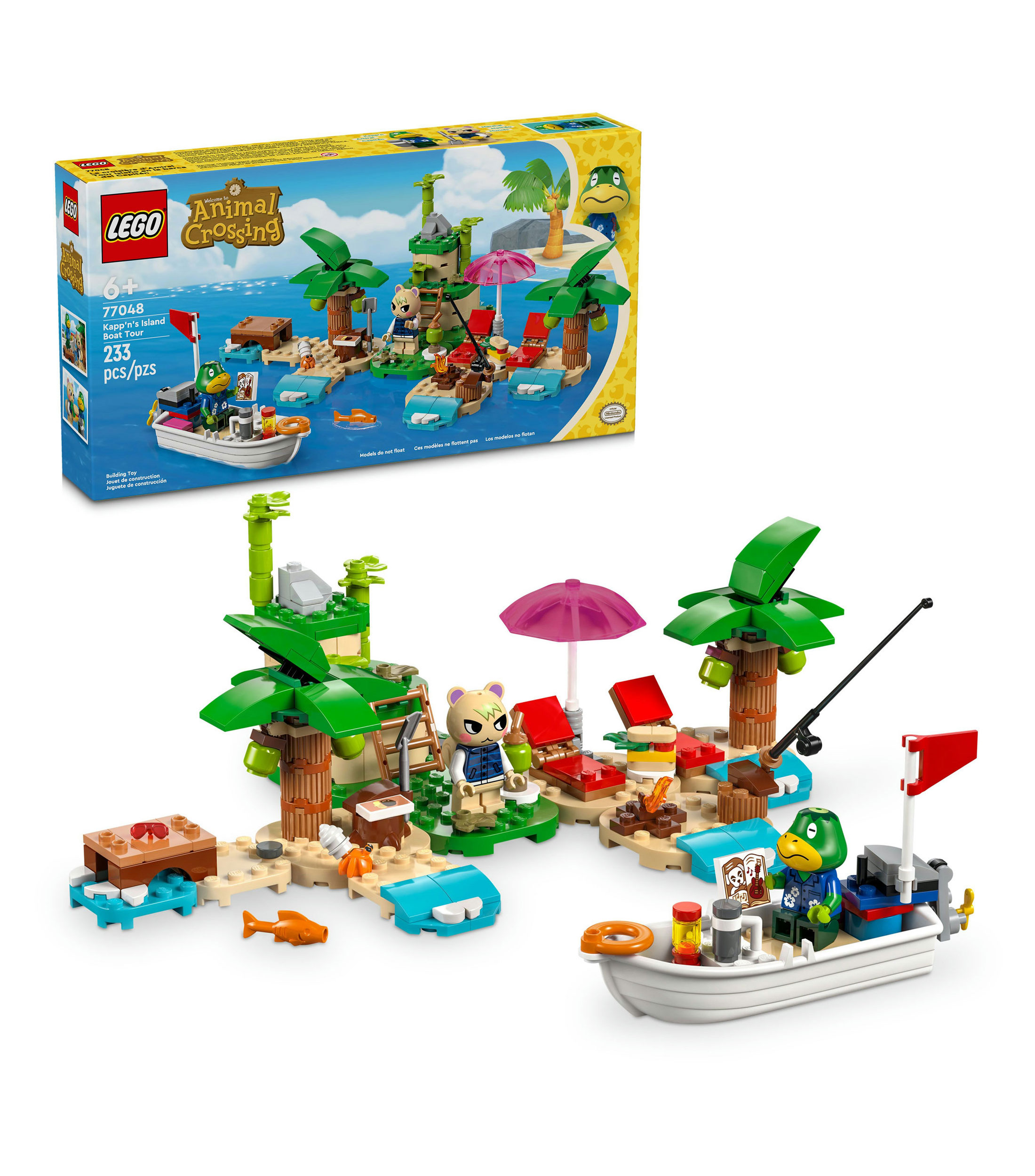 Lego Animal Crossing Paseo en barca con el Capitán 77048