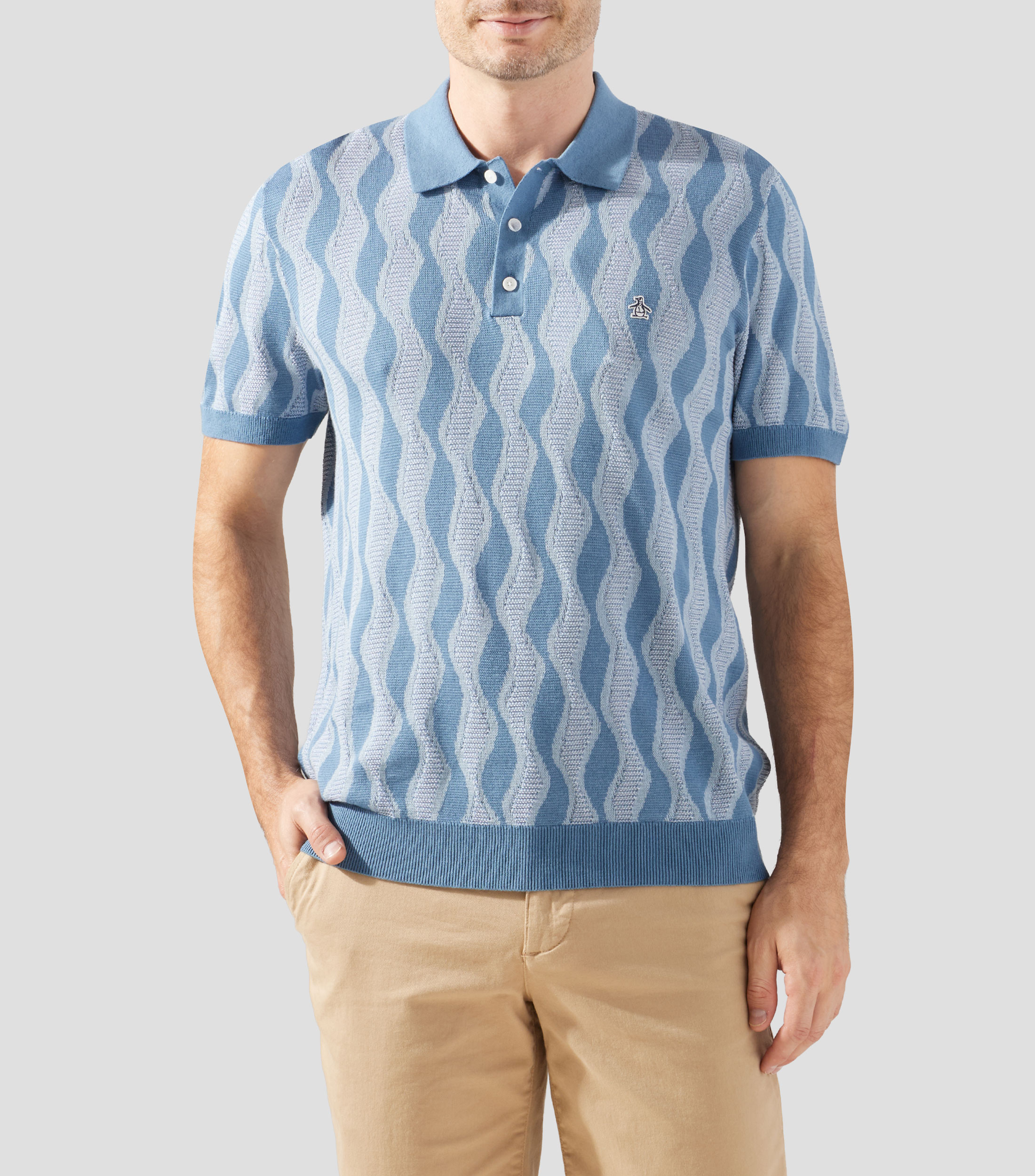 Playera polo manga corta fantasía Hombre