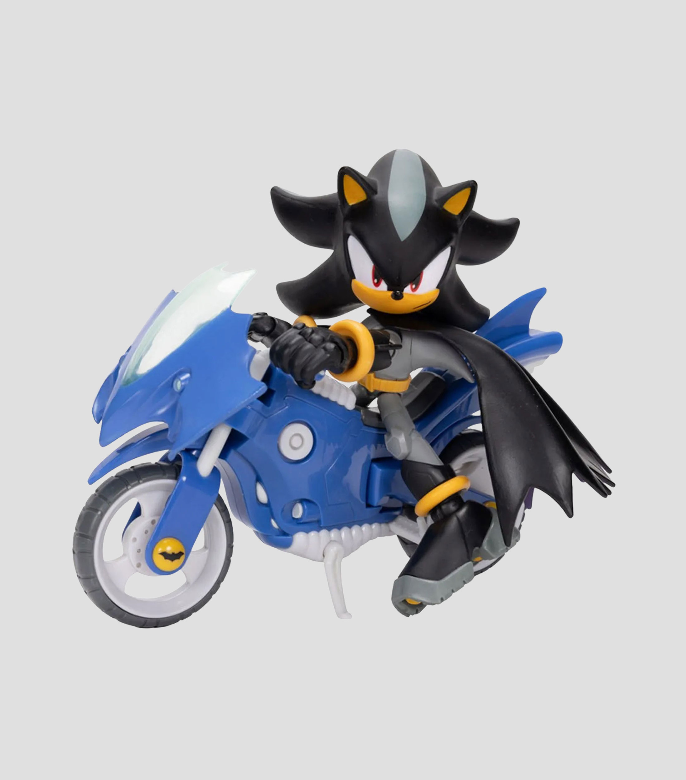 Figura de acción Sonic DC The Hedgehog - Batcycle & Shadow