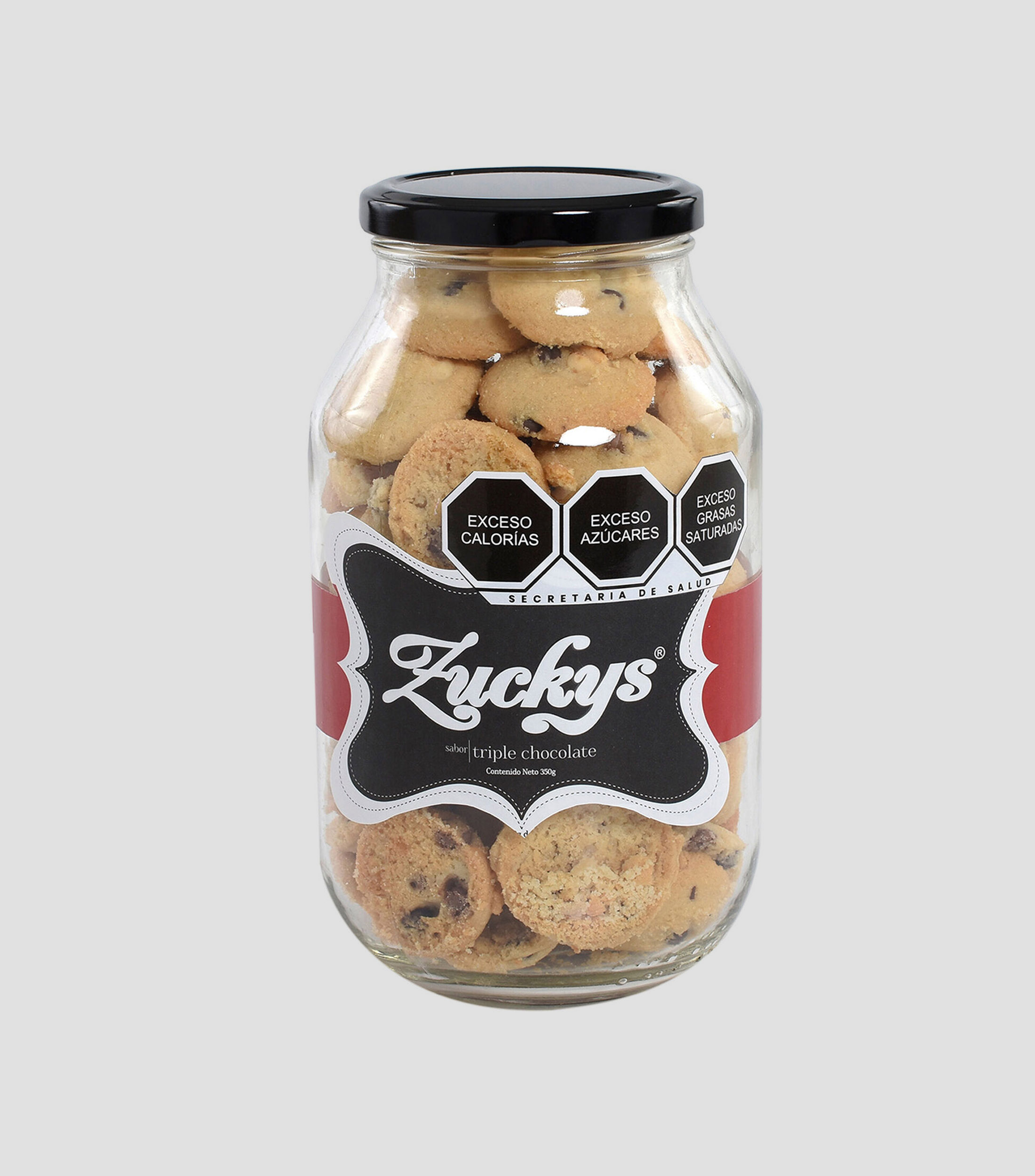 Galletas sabor triple chocolate, 350 g