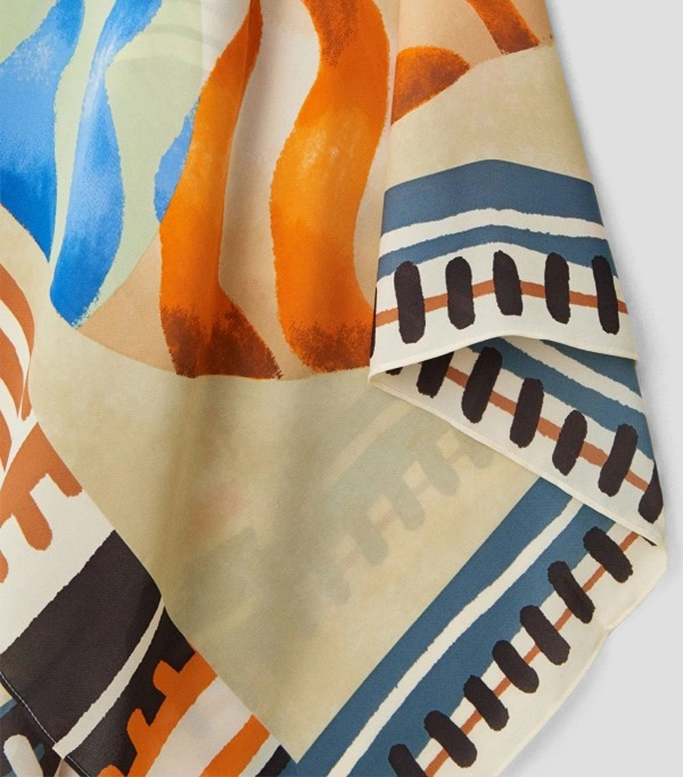 Pañuelo multicolor estampado Mujer