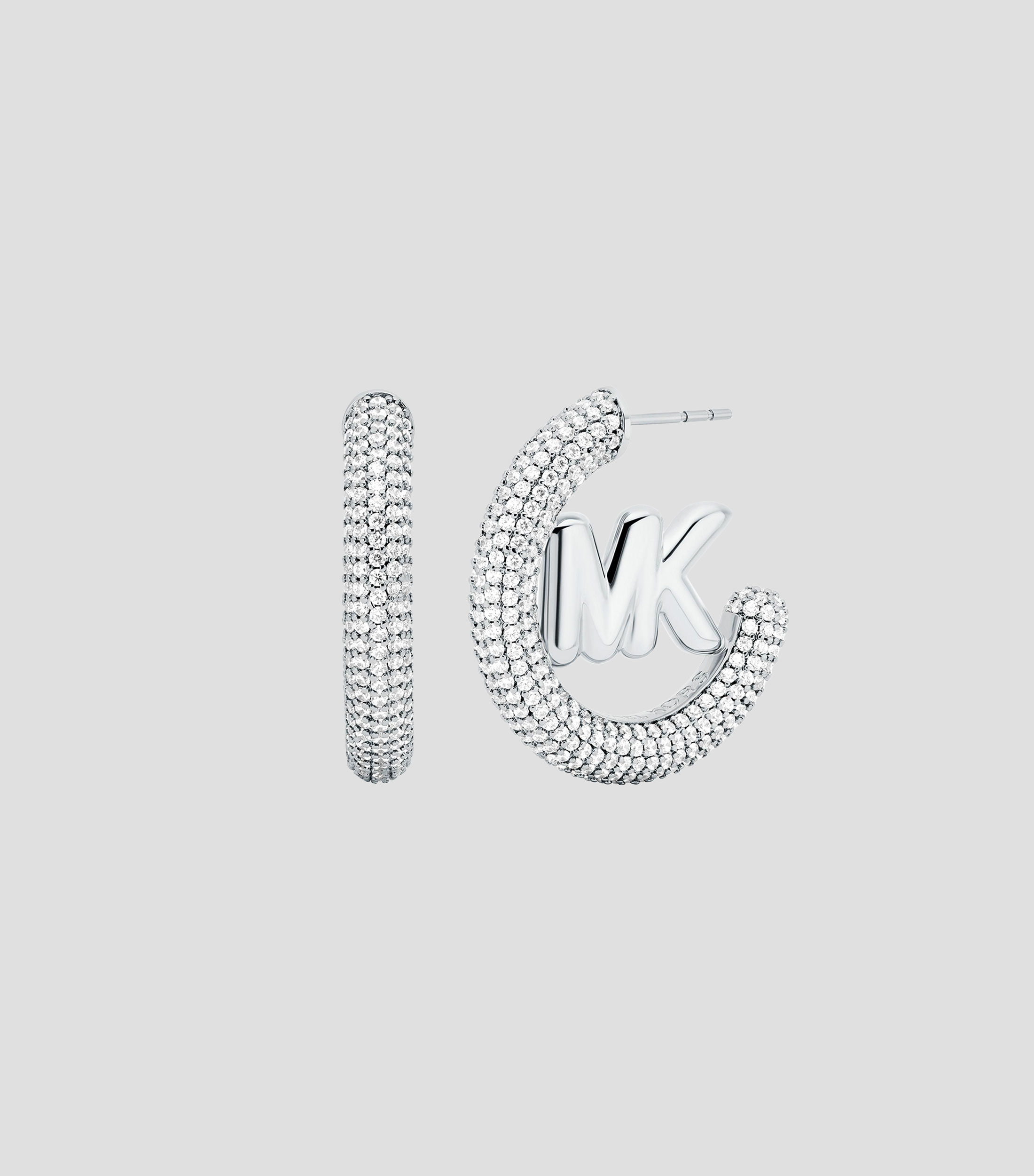 Aretes Kors MK en aro Mujer