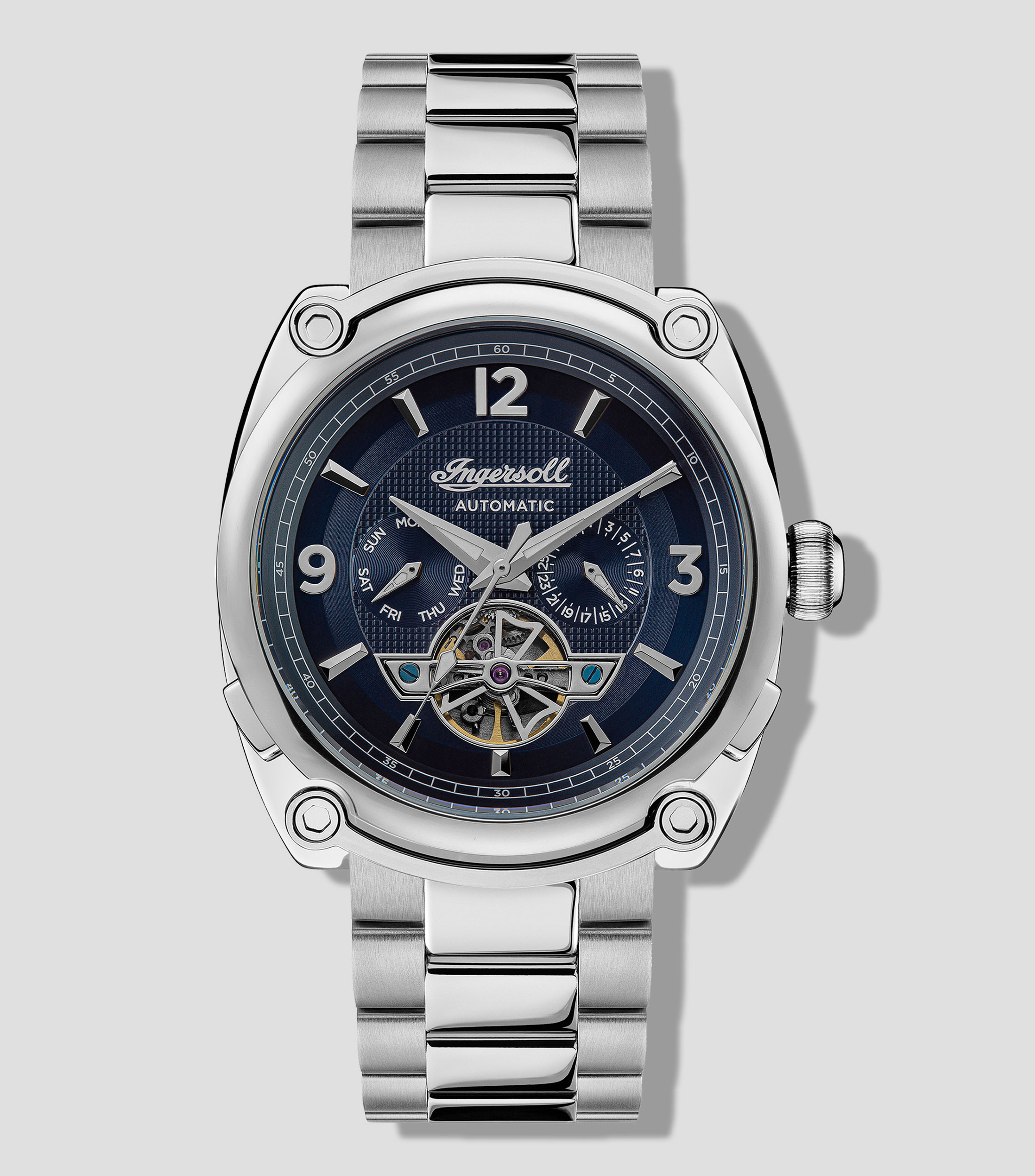 Reloj para Hombre The Michigan Casual Plateado